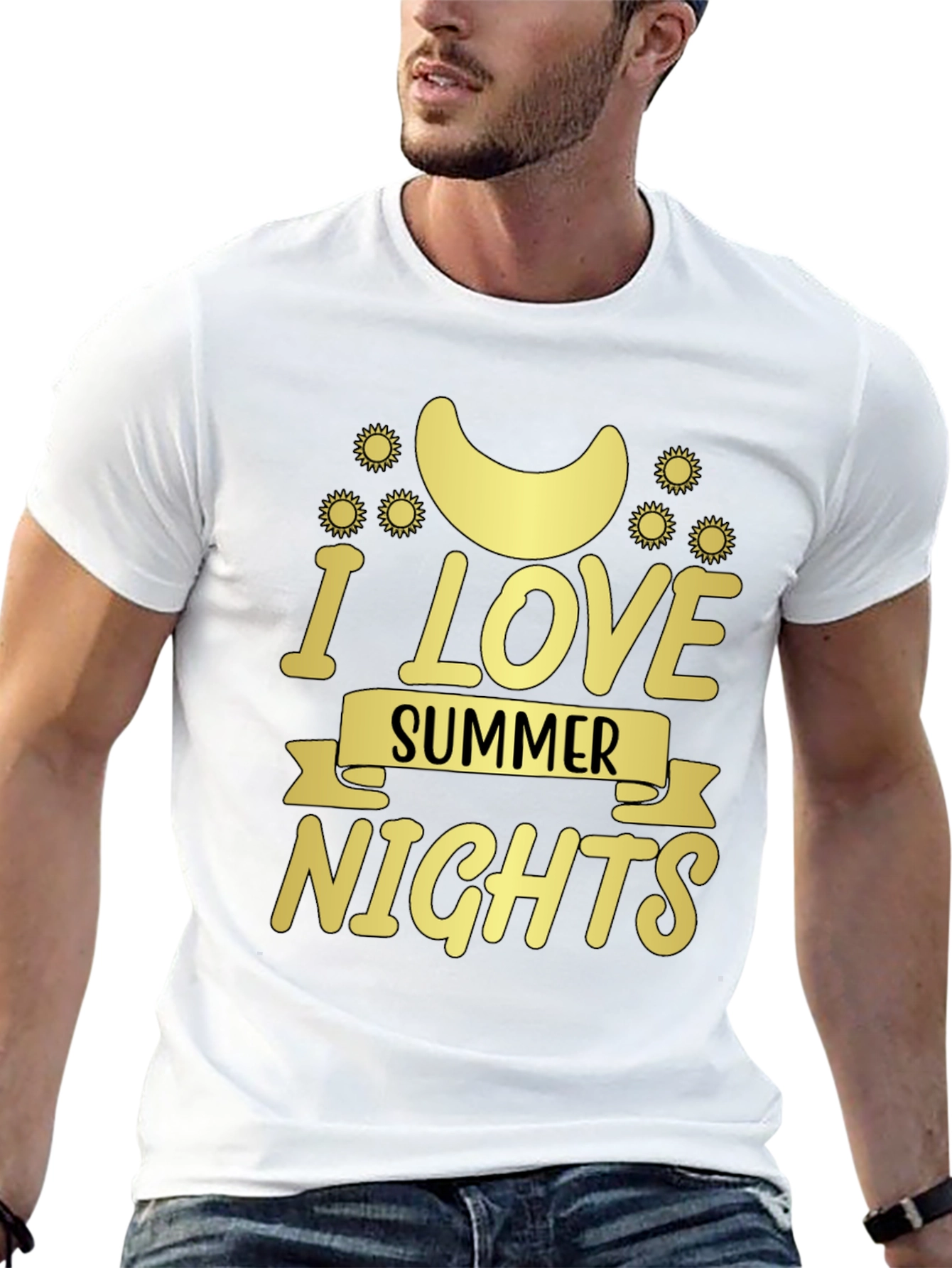 I Love Summer Nights T-Shirt