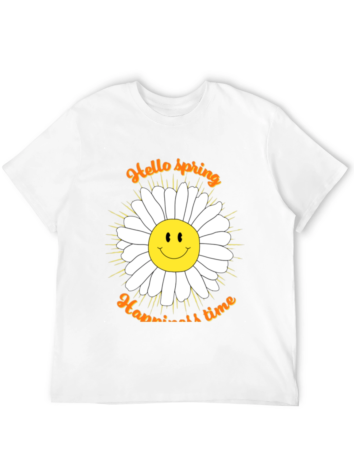 Hello Spring Daisy T-Shirt - Happiness Time