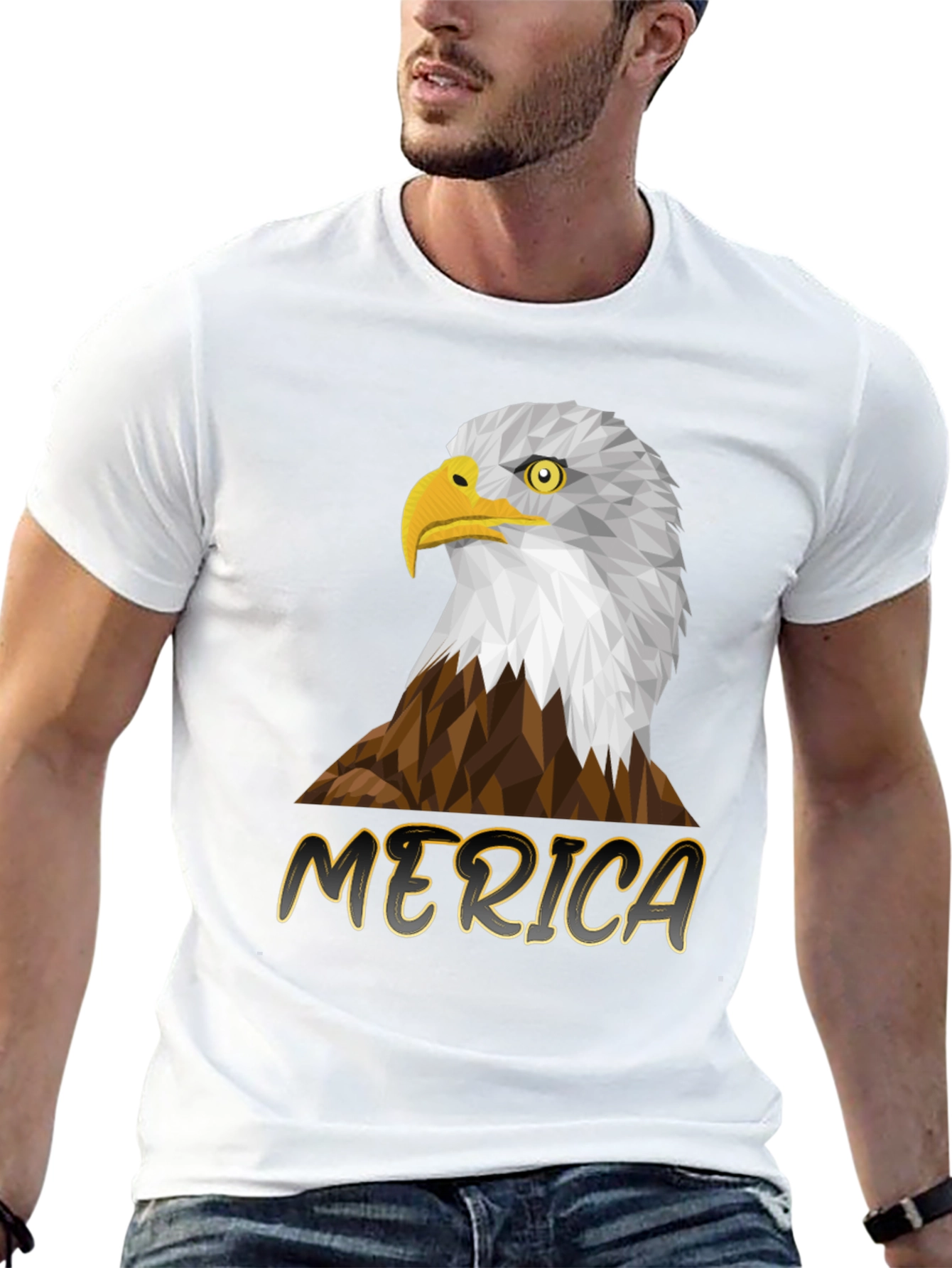 American Eagle Geometric Graphic T-Shirt