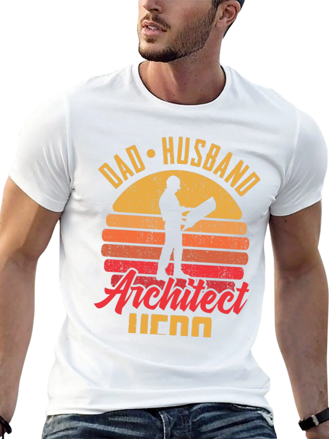 Dad Husband Architect Hero T-Shirt