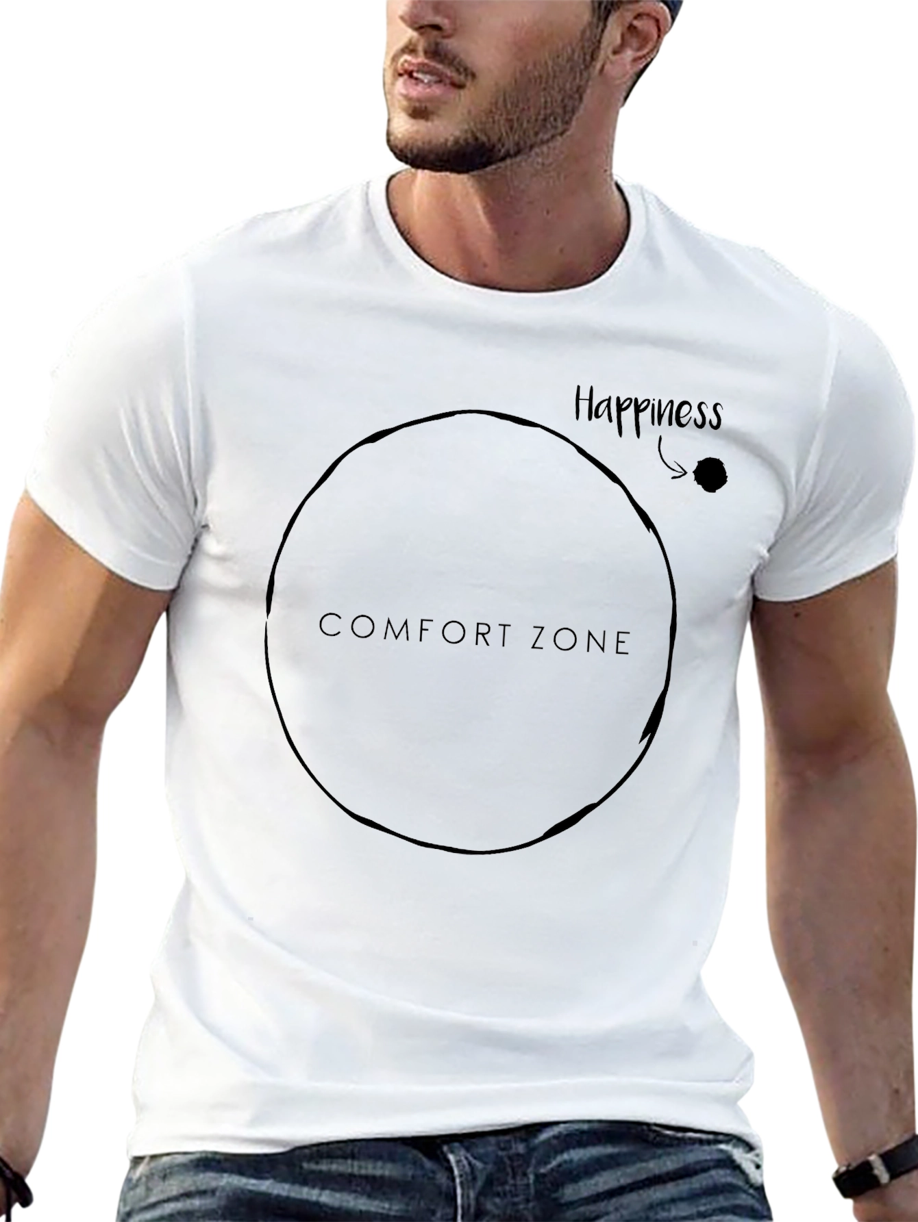 Comfort Zone Black T-Shirt
