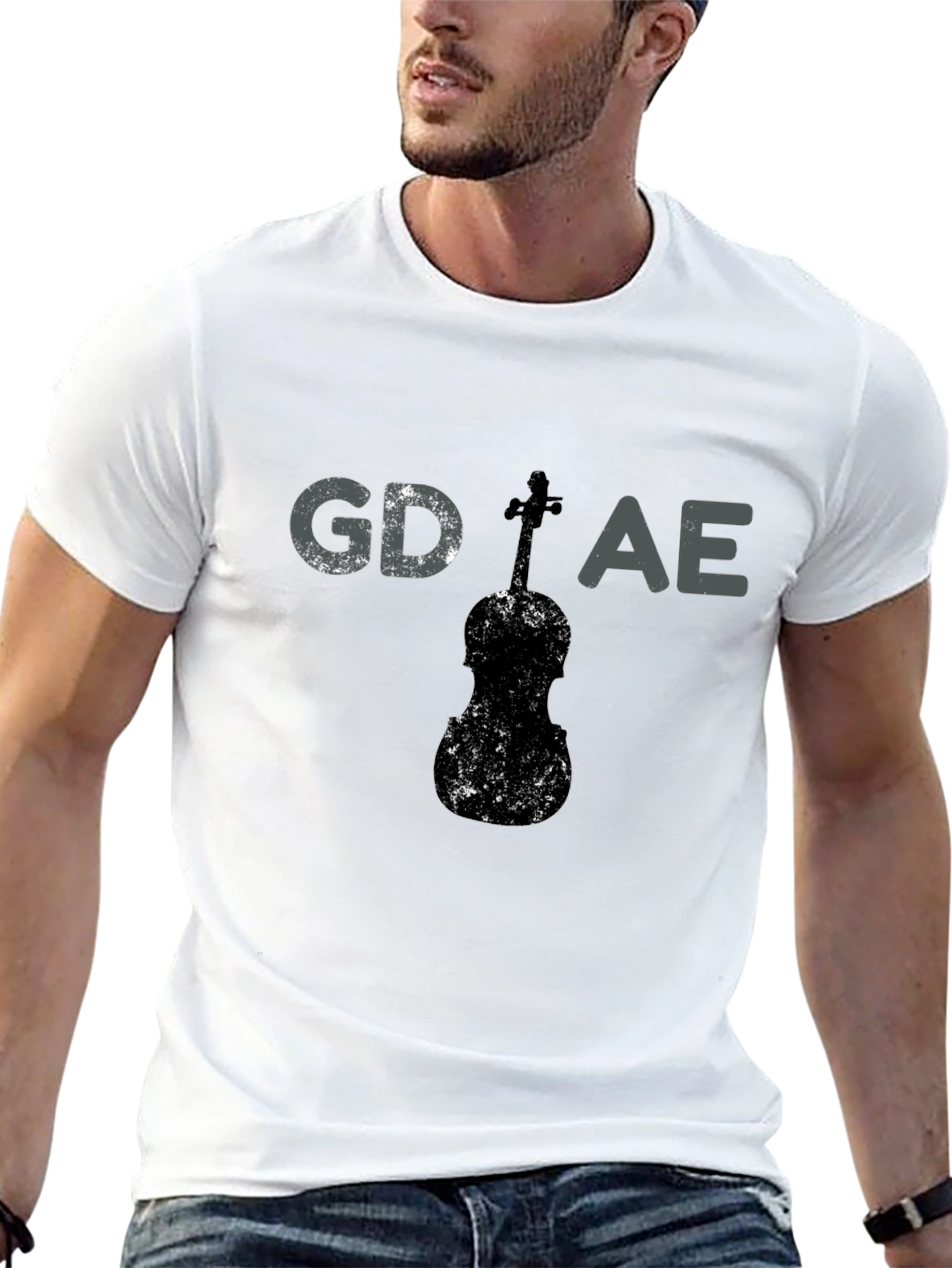 GD AE Violin T-Shirt - Music Lover Tee