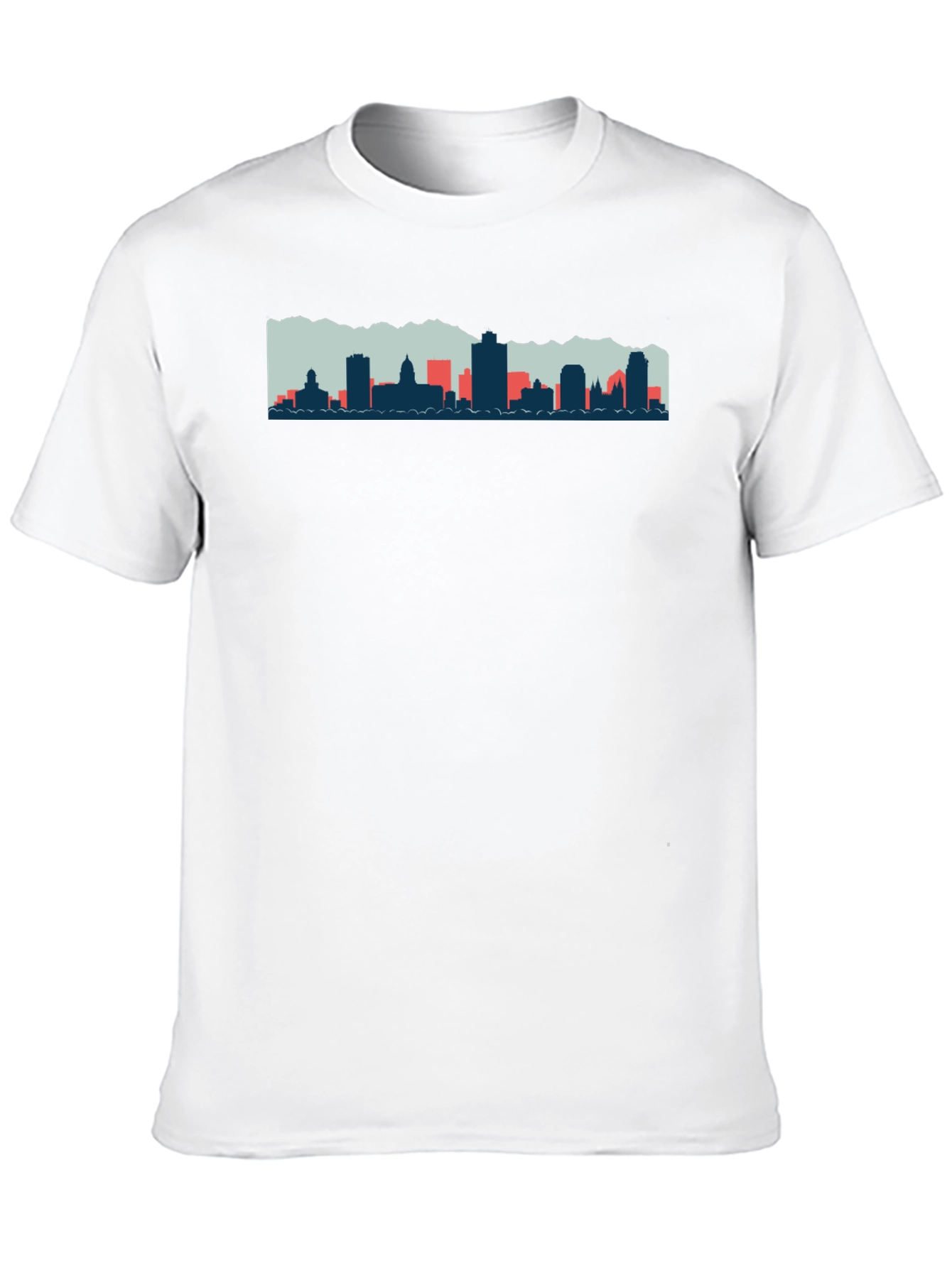 Cityscape Graphic Tee - Mens Black T-Shirt
