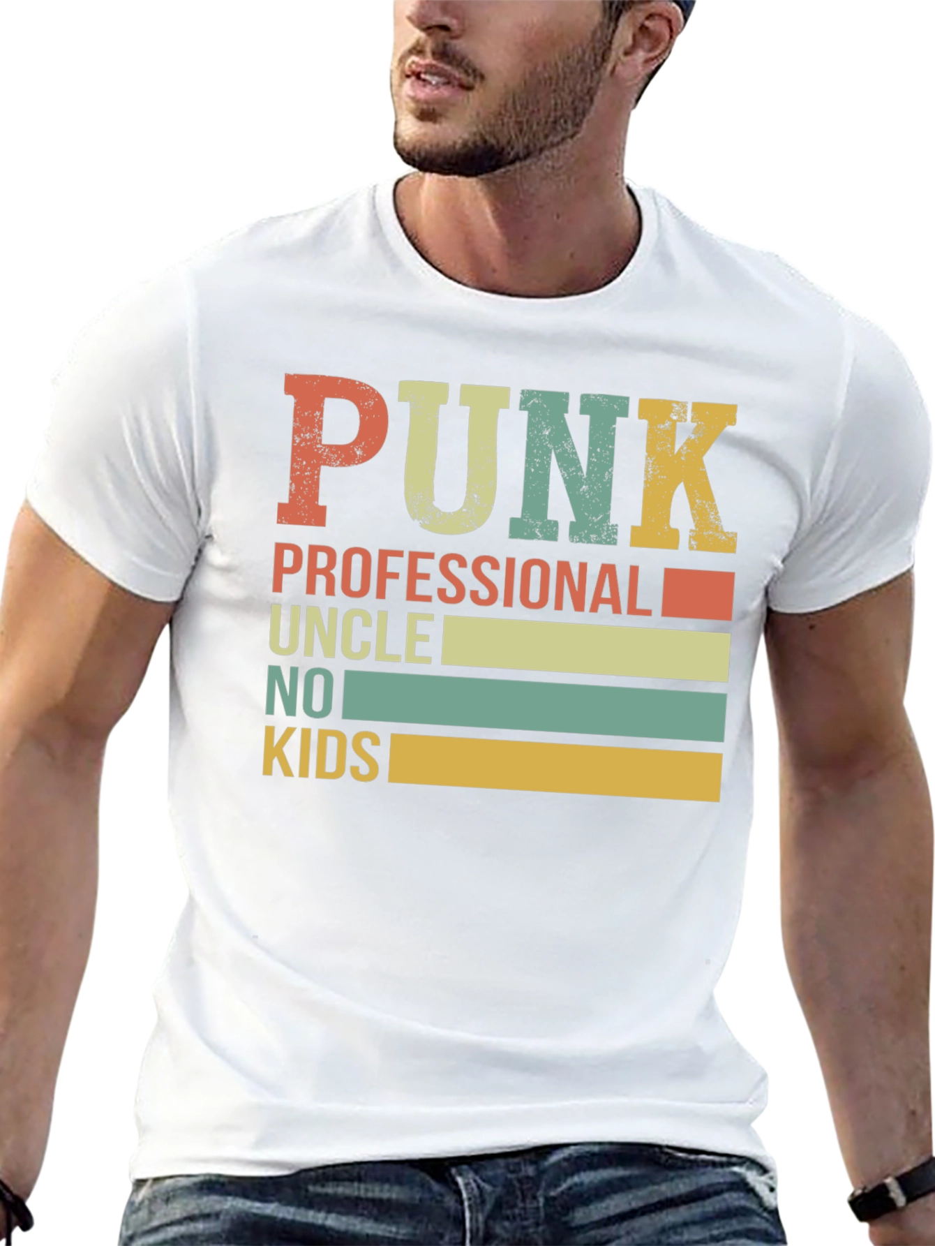 Punk Professional Uncle No Kids T-Shirt