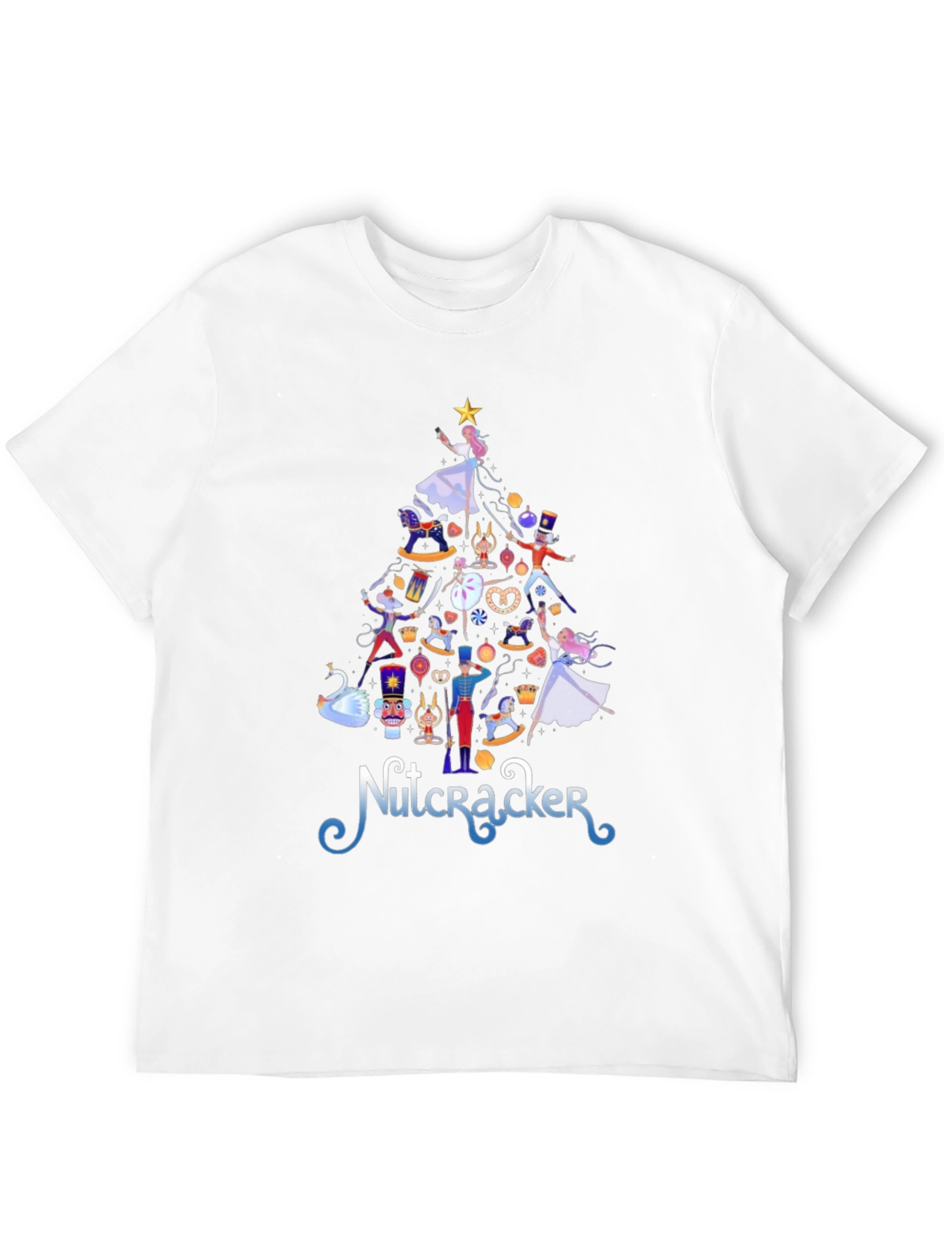 Nutcracker Christmas Tree Graphic Tee