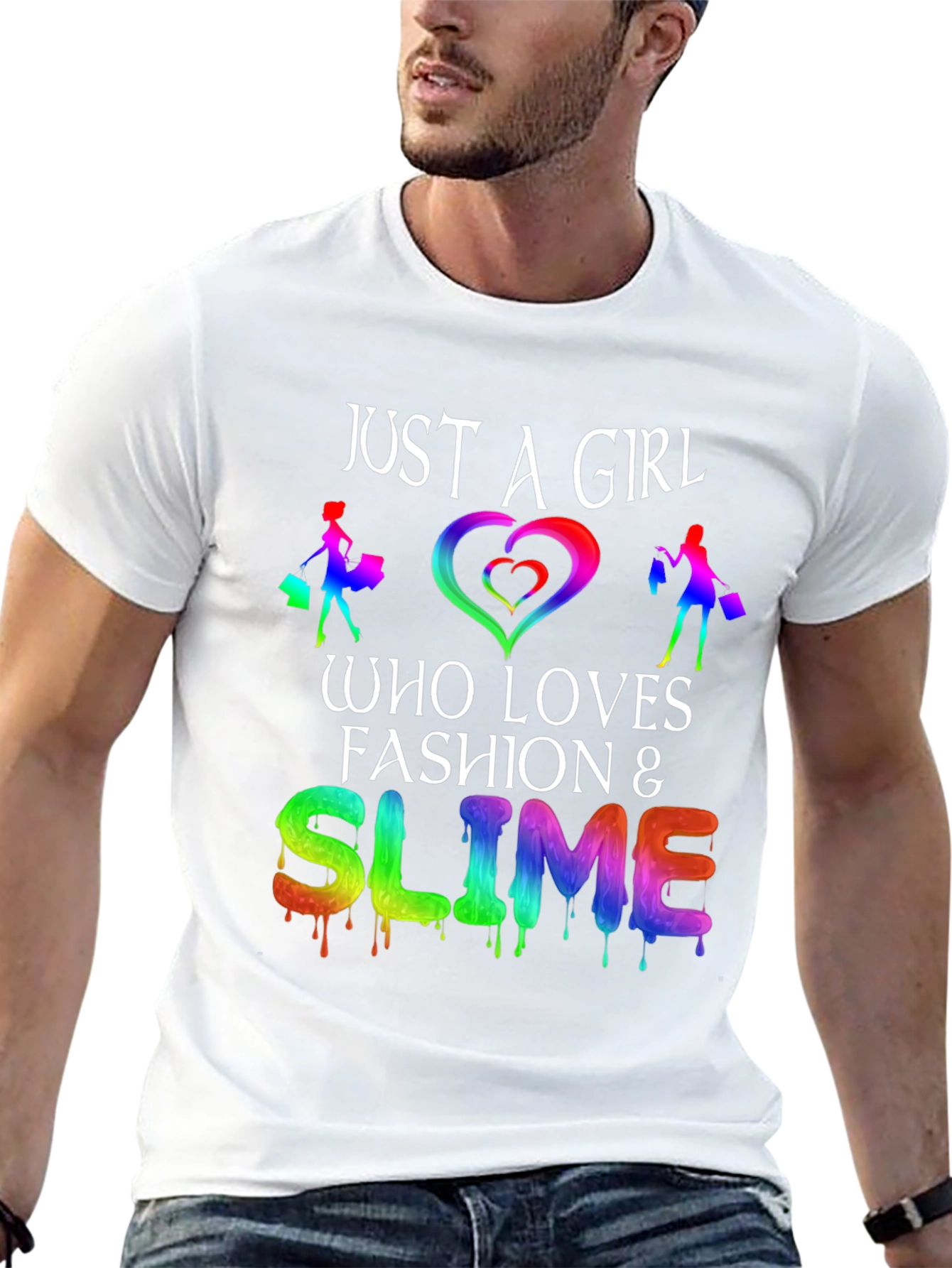 Just a Girl Who Loves Fashion & Slime T-Shirt