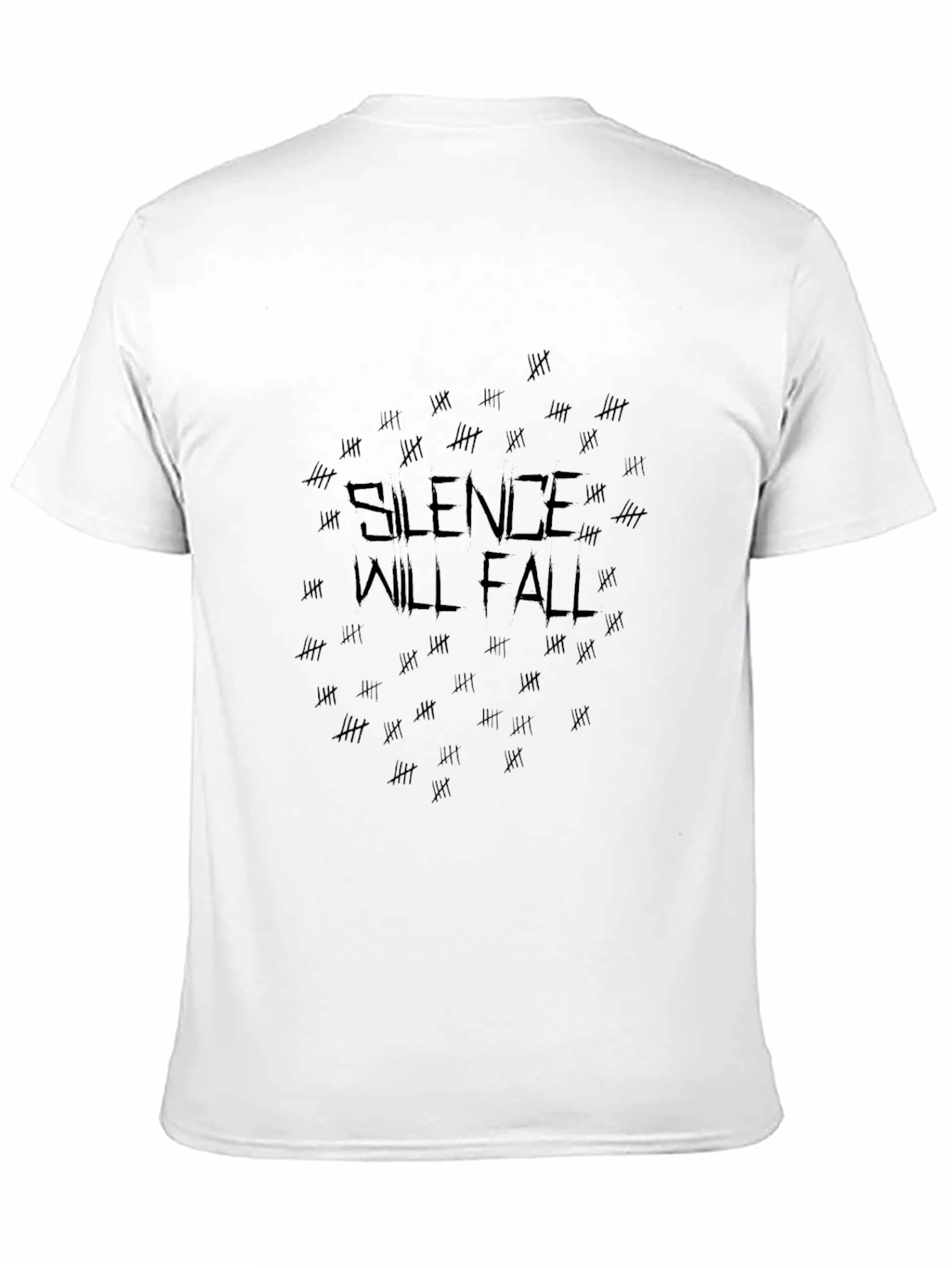 Silence Will Fall Graphic T-Shirt - Black