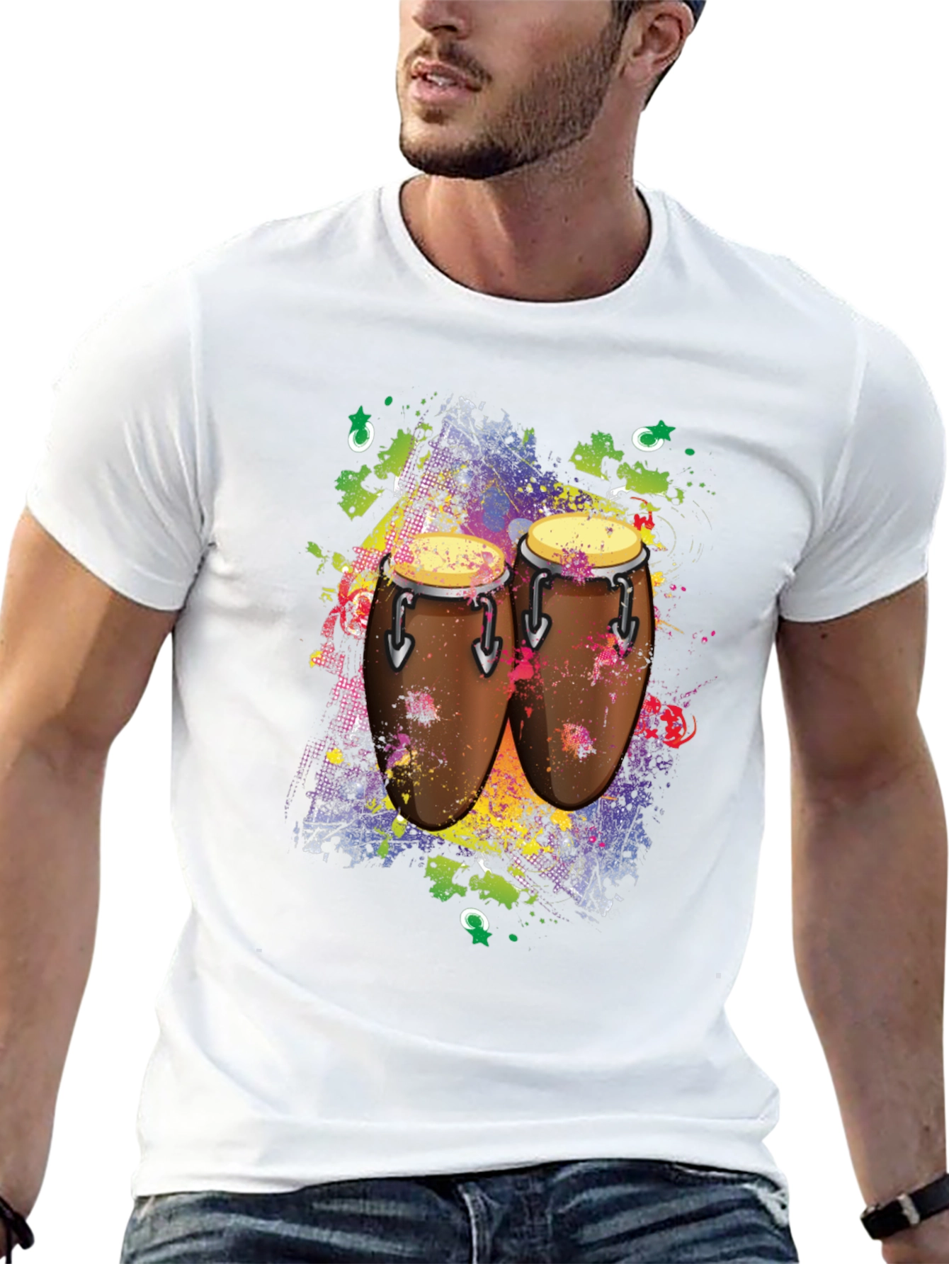 Conga Drums Graphic Tee