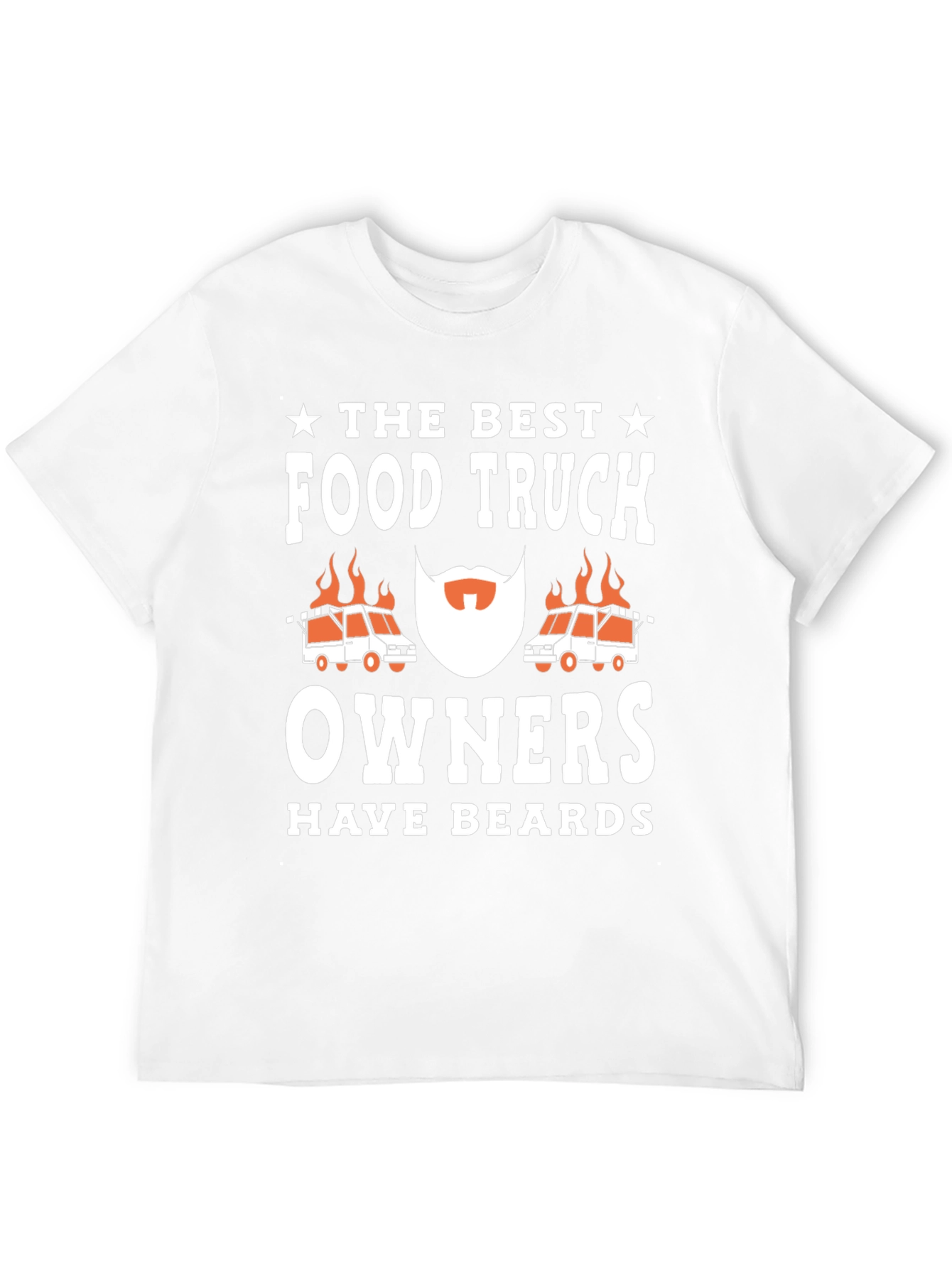 Food Truck Owner Beard Graphic T-Shirt
