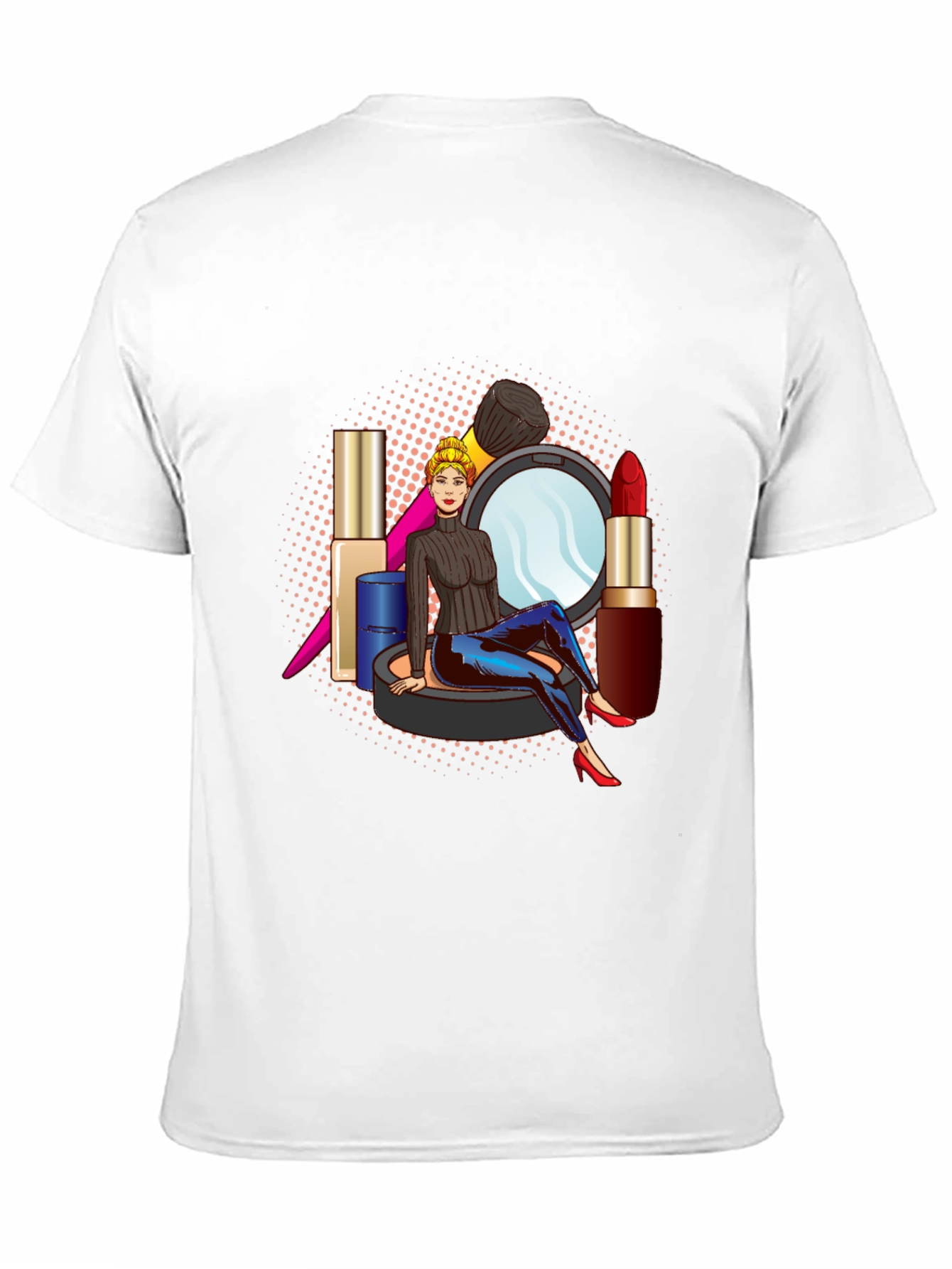 Makeup Girl Graphic Tee