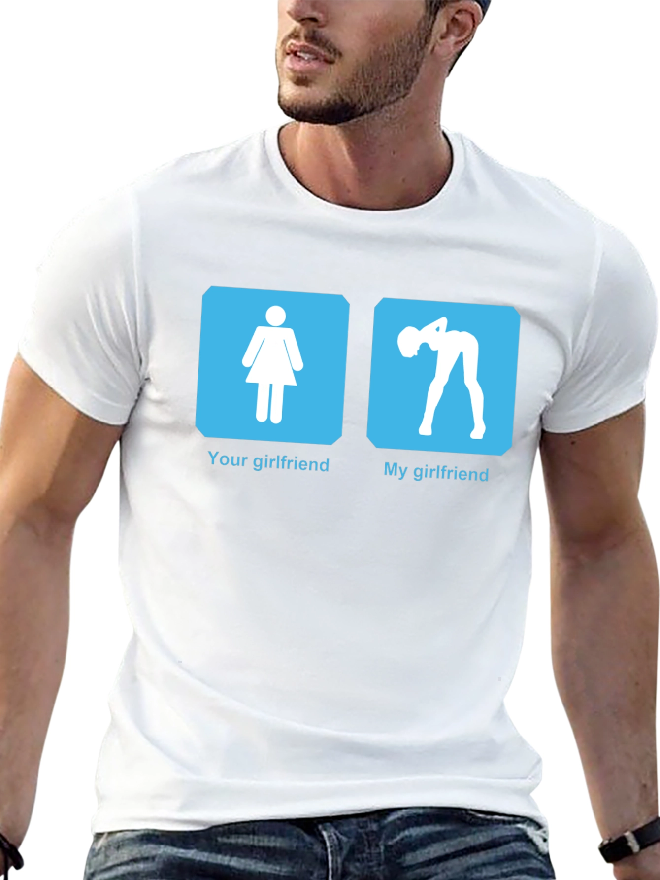 Humorous My Girlfriend Graphic Tee
