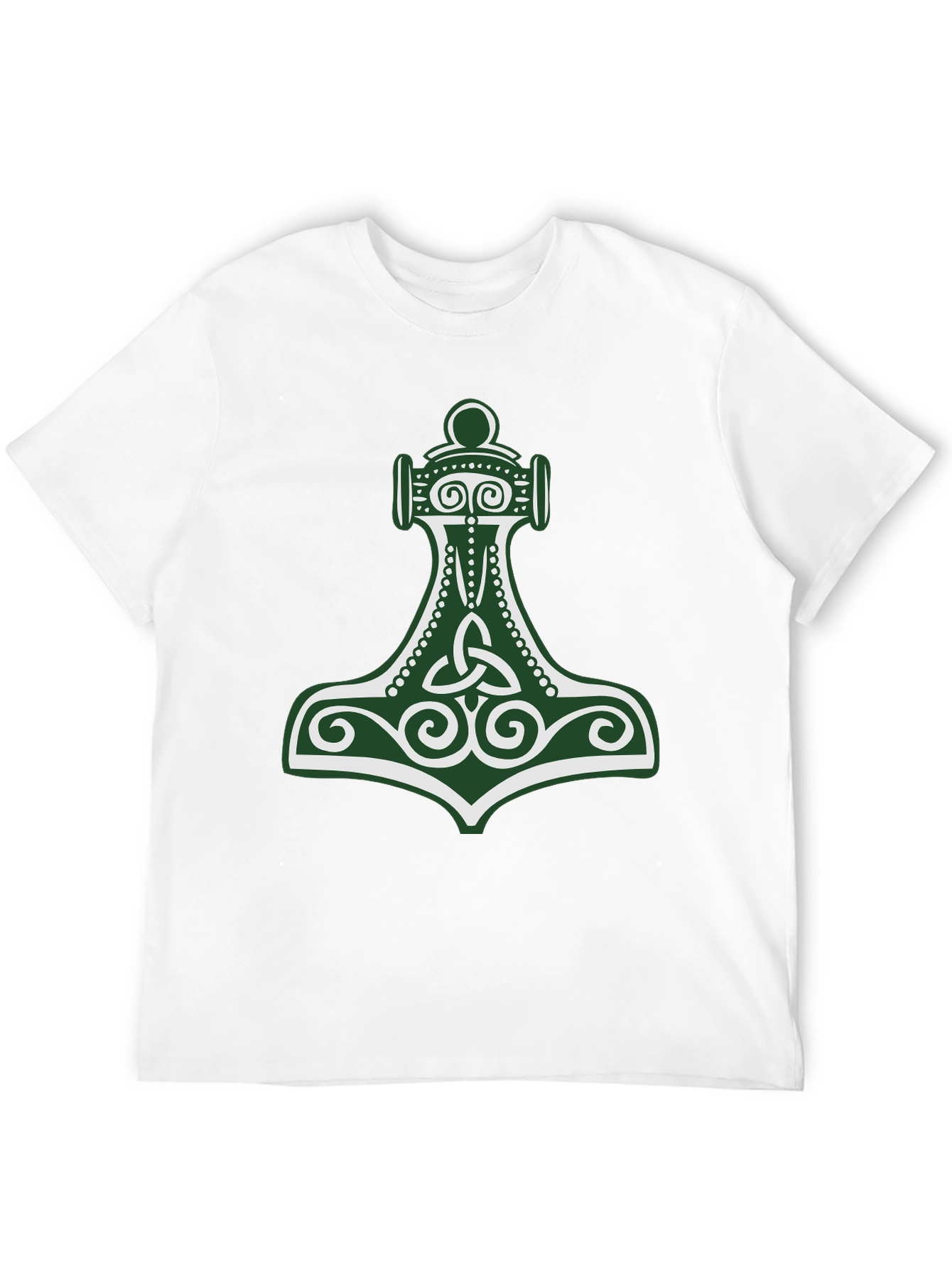 Viking Hammer Graphic Tee - Black