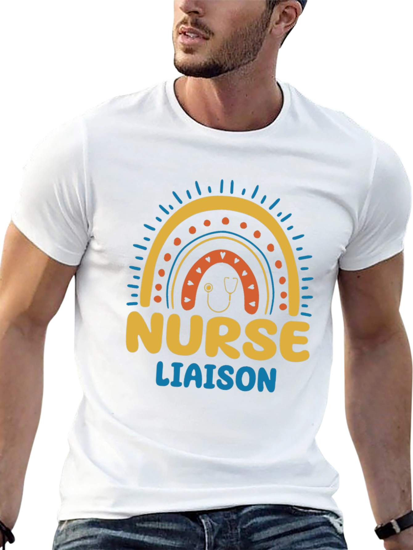Nurse Liaison Rainbow T-Shirt