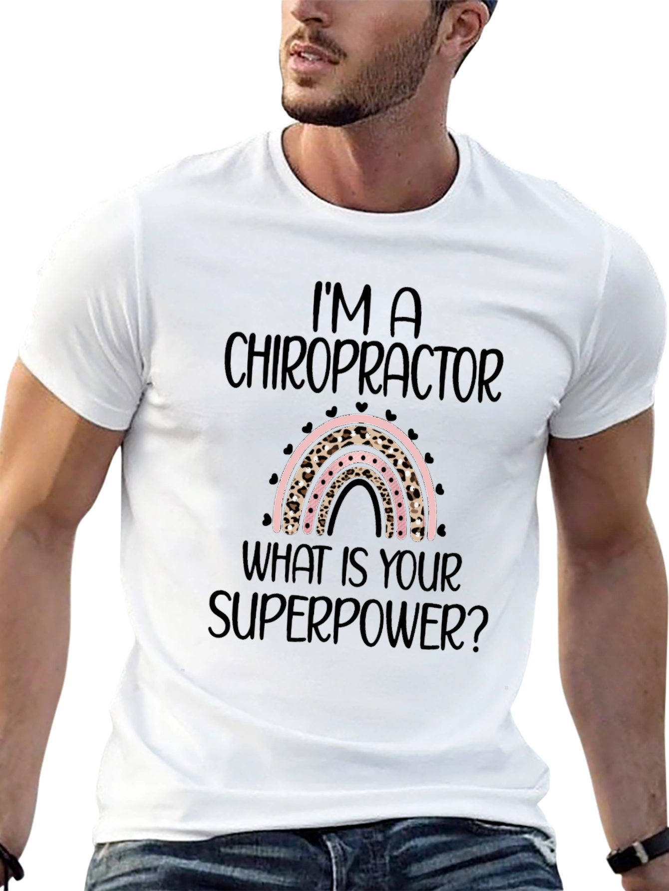 Chiropractor Superpower Graphic Tee