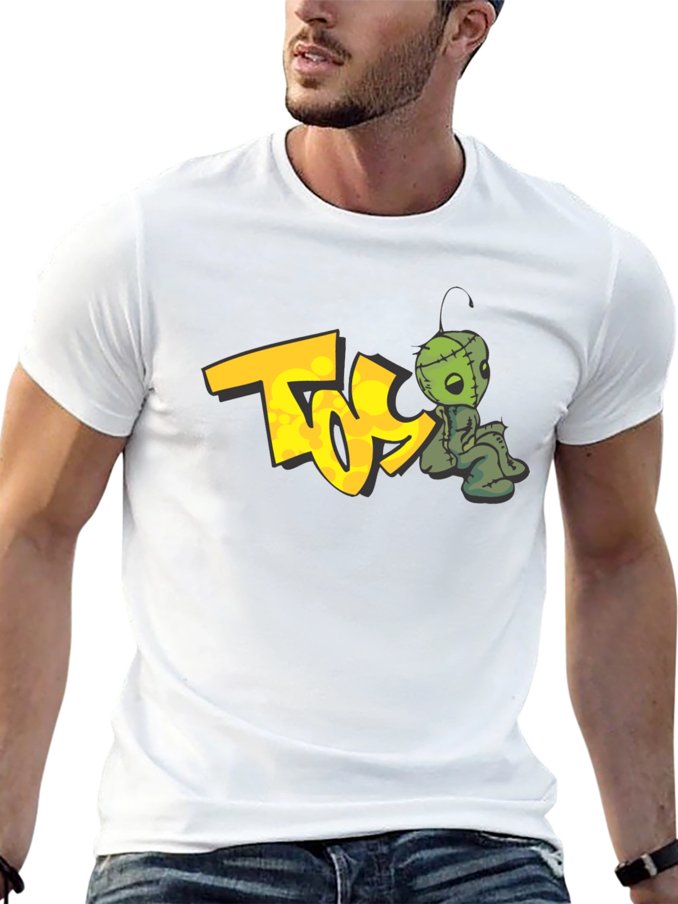 Black Tee with TOS Graphic