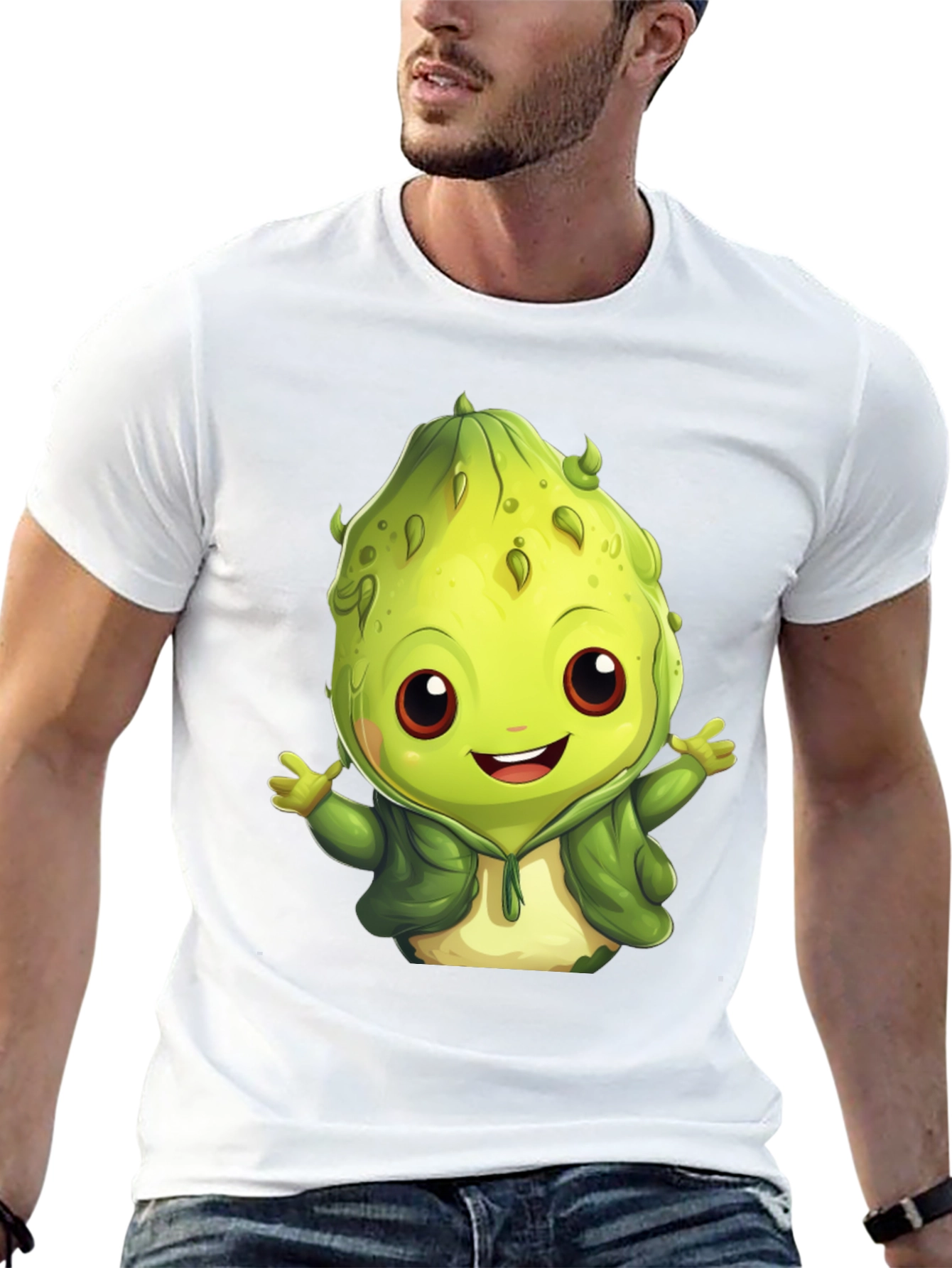 Cute Brussel Sprout Cartoon T-Shirt