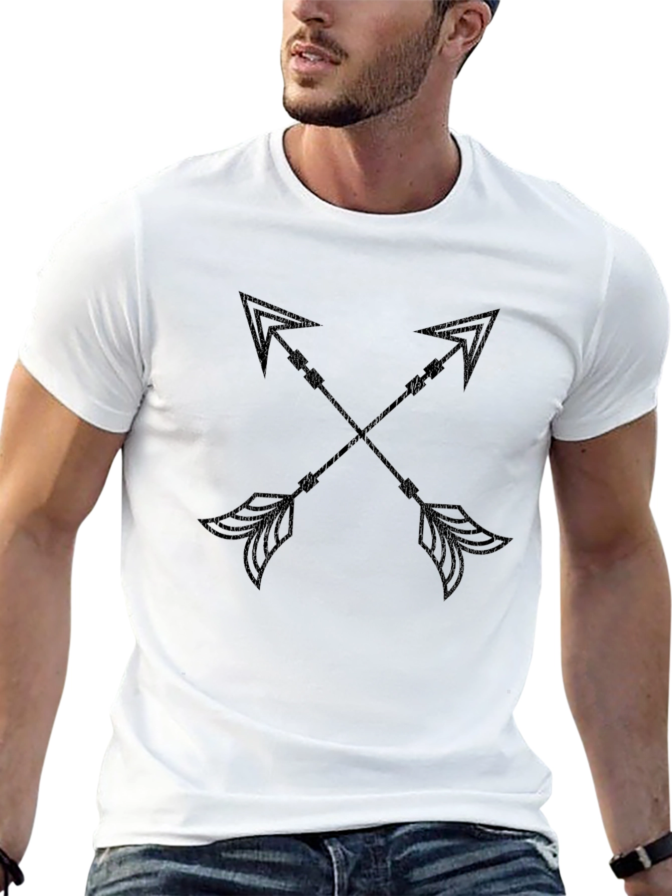 Arrow Graphic Tee - Stylish Casual Wear