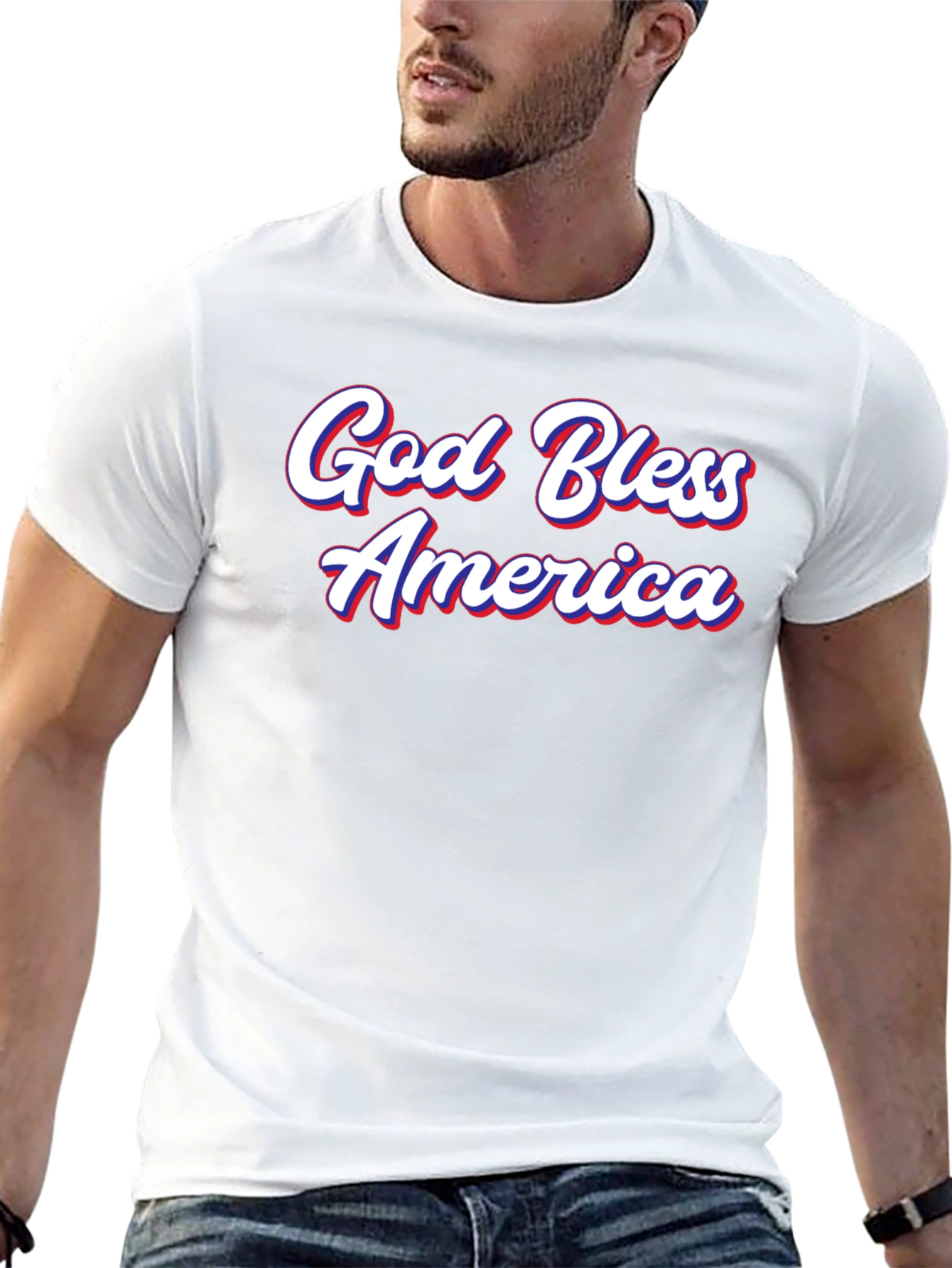 God Bless America Patriotic T-Shirt