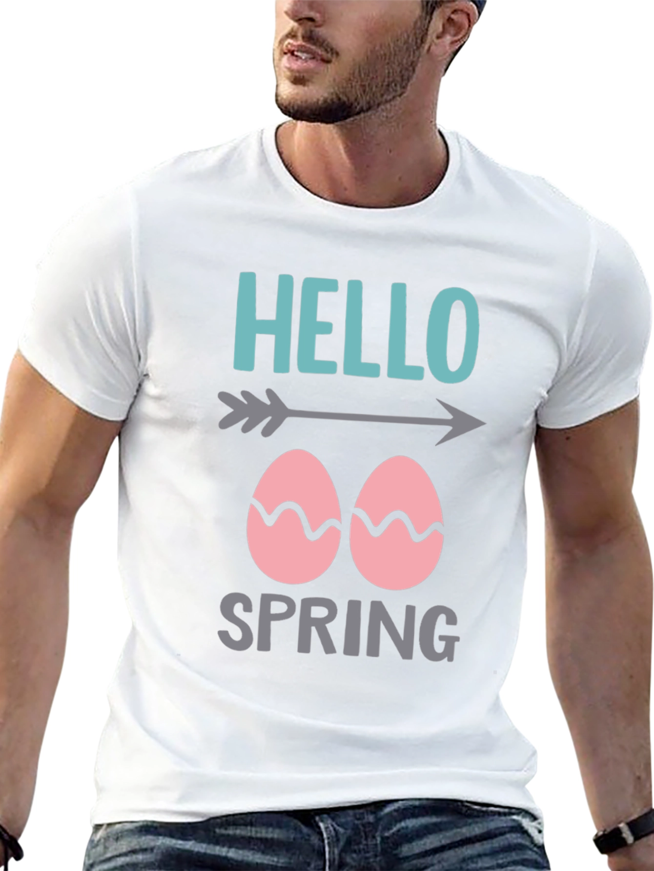 Hello Spring Easter Egg T-Shirt