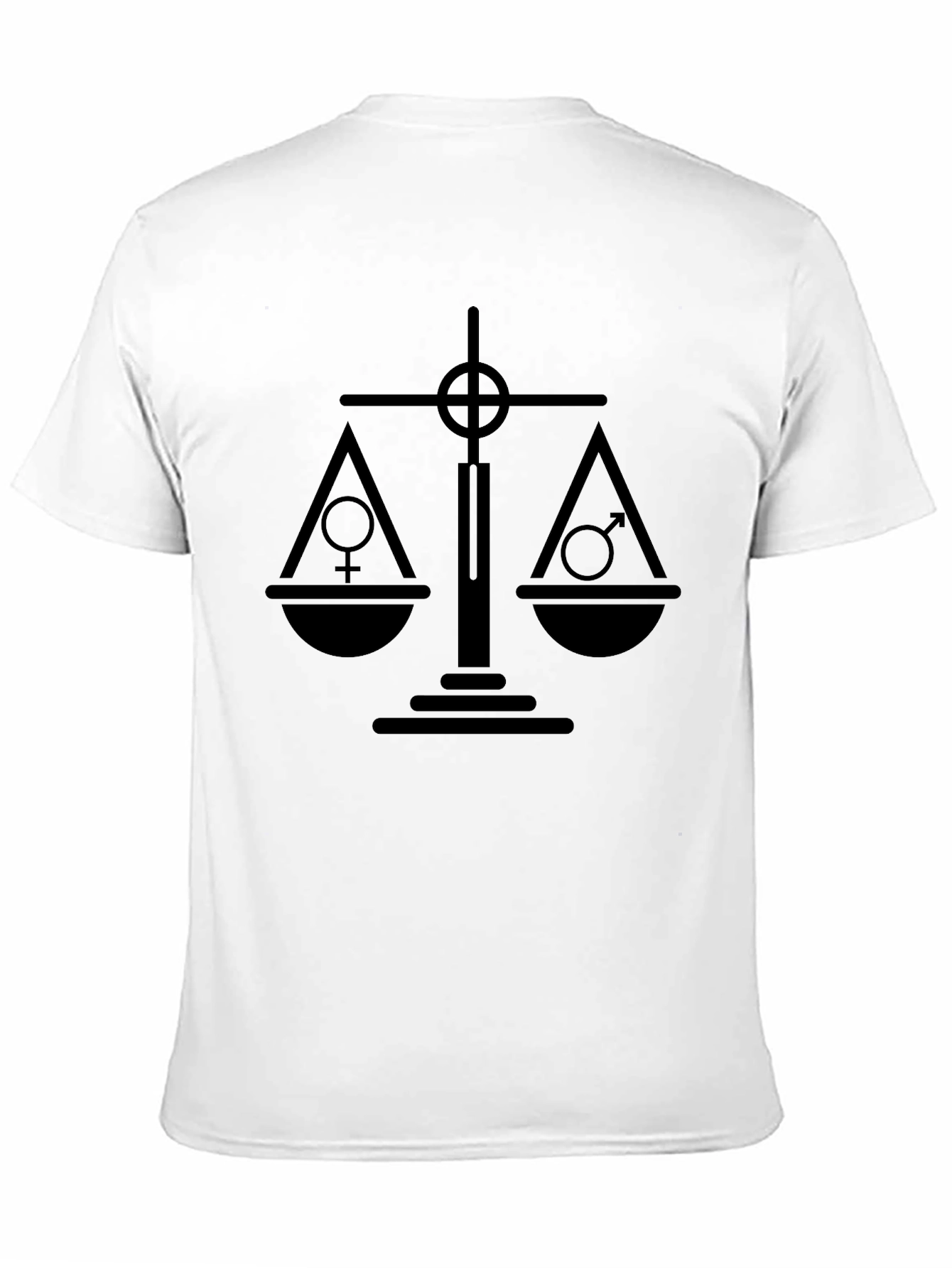 Gender Equality Scales Graphic Tee - Black