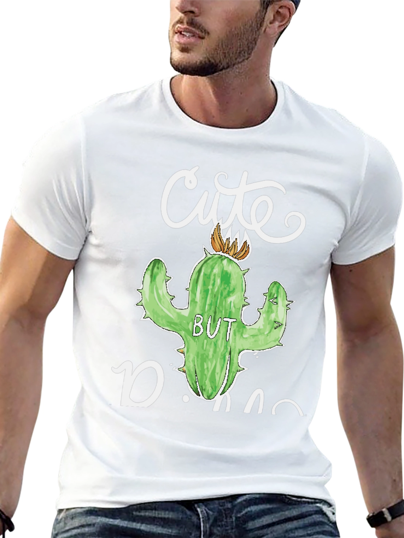 Cute But Prickly Cactus Graphic Tee