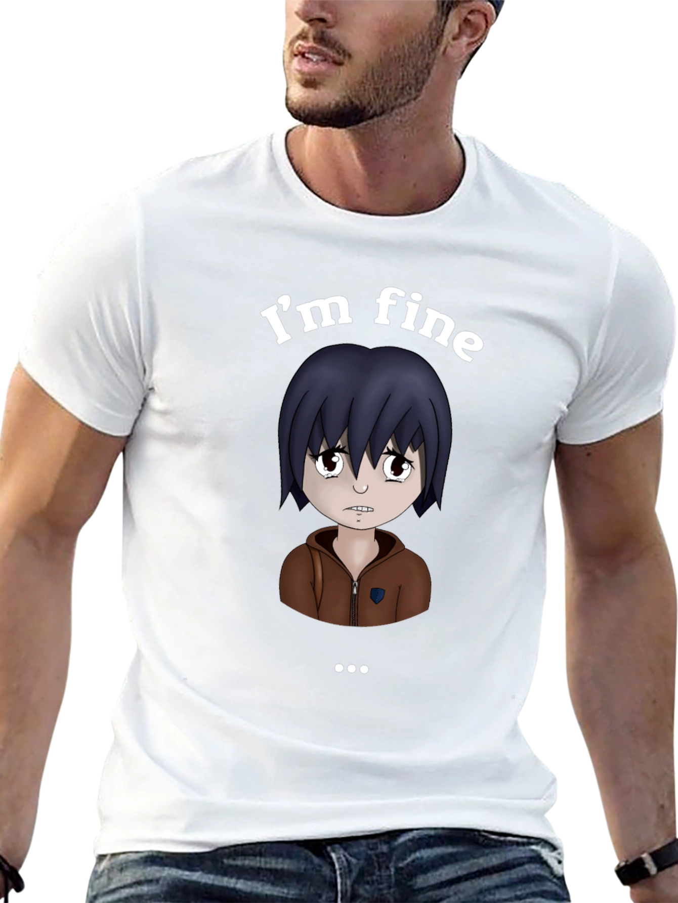 Im Fine Anime Graphic T-Shirt