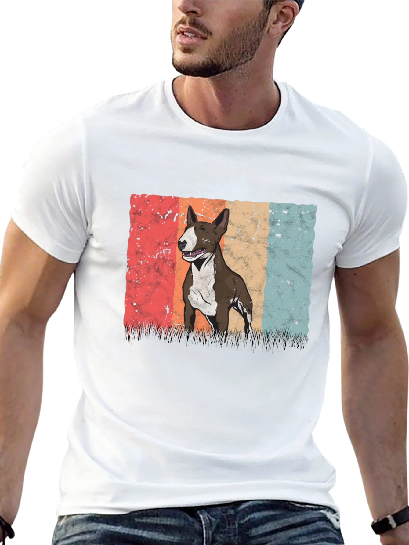 Bull Terrier Retro T-Shirt