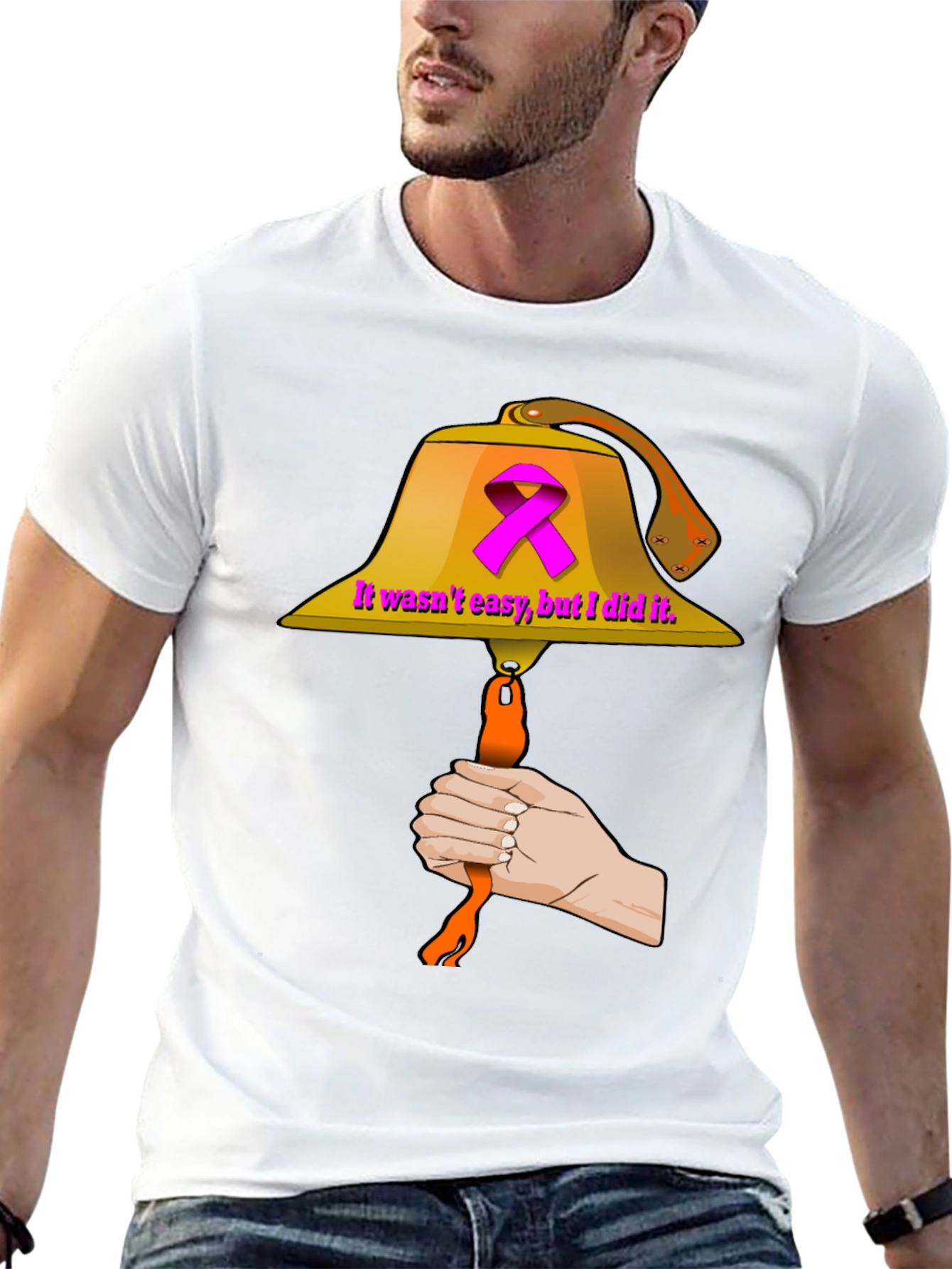 Cancer Survivor Bell Ringer Graphic T-Shirt