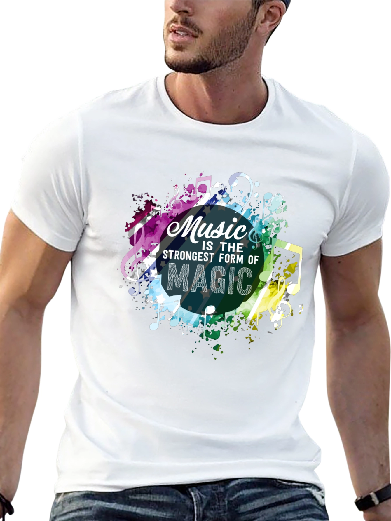 Music Is Magic Mens Graphic Tee
