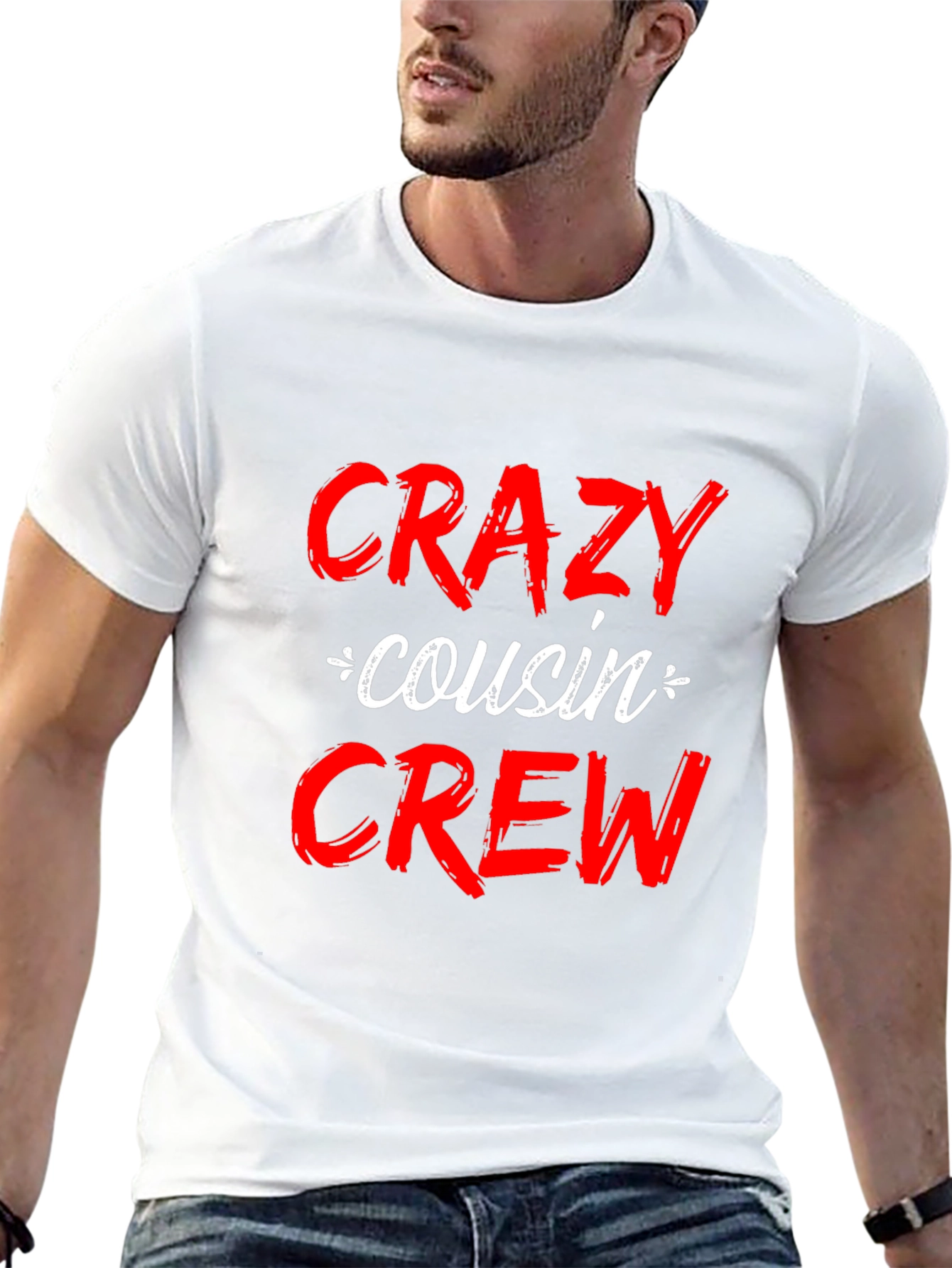 Crazy Cousin Crew T-Shirt - Black