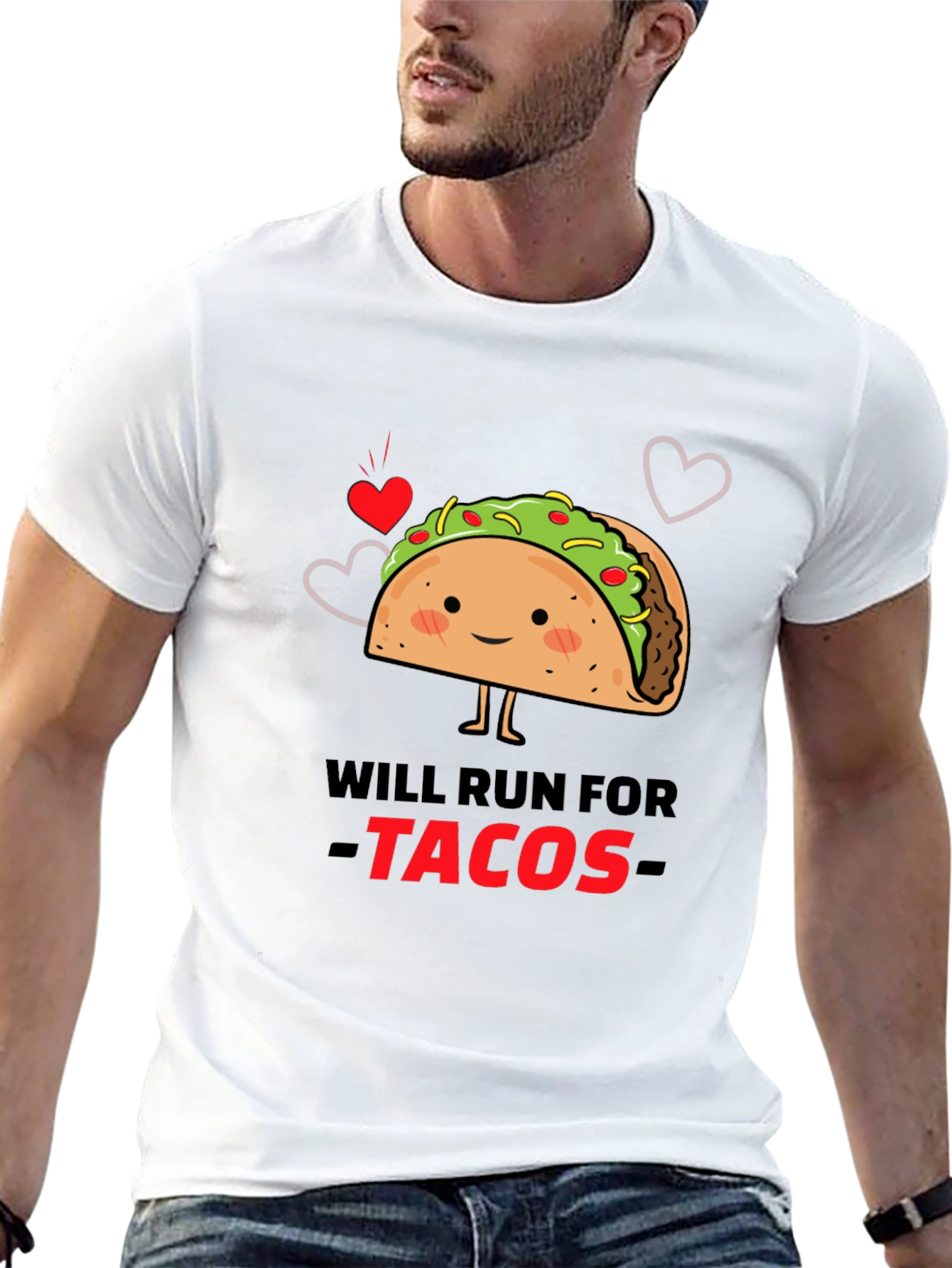 Will Run For Tacos Graphic Tee