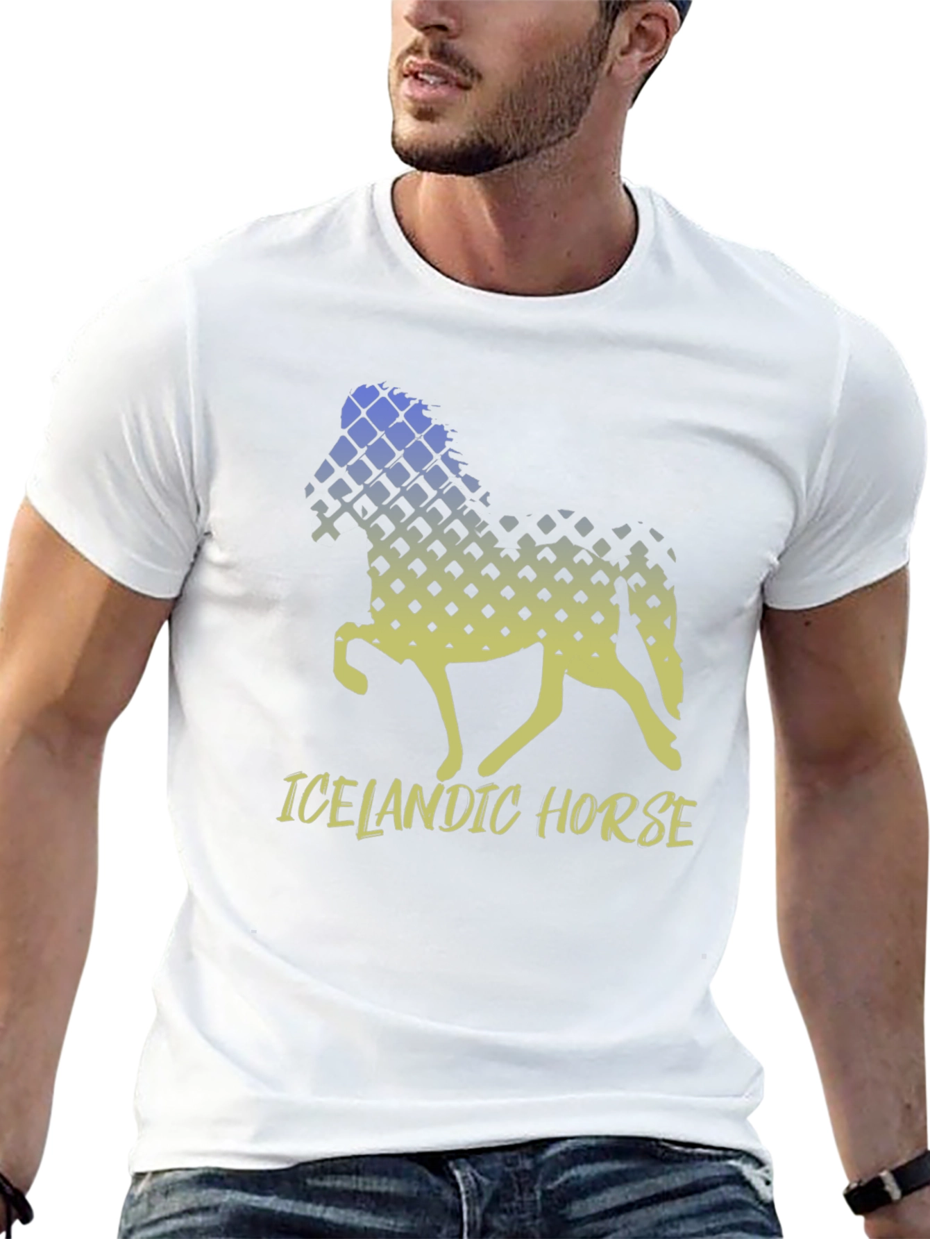 Icelandic Horse Graphic T-Shirt - Unique Design