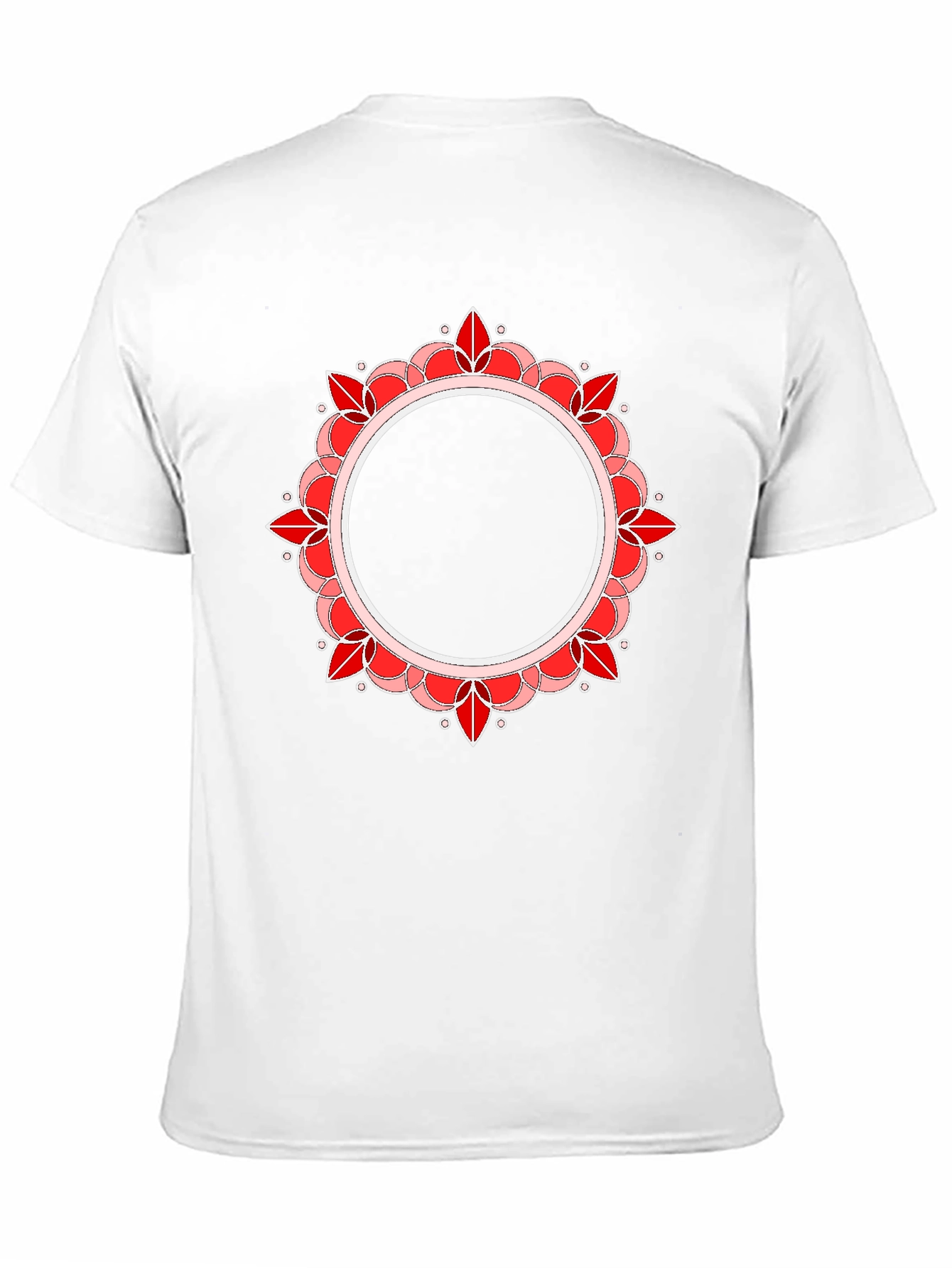 Mandala Circle Graphic Black T-Shirt