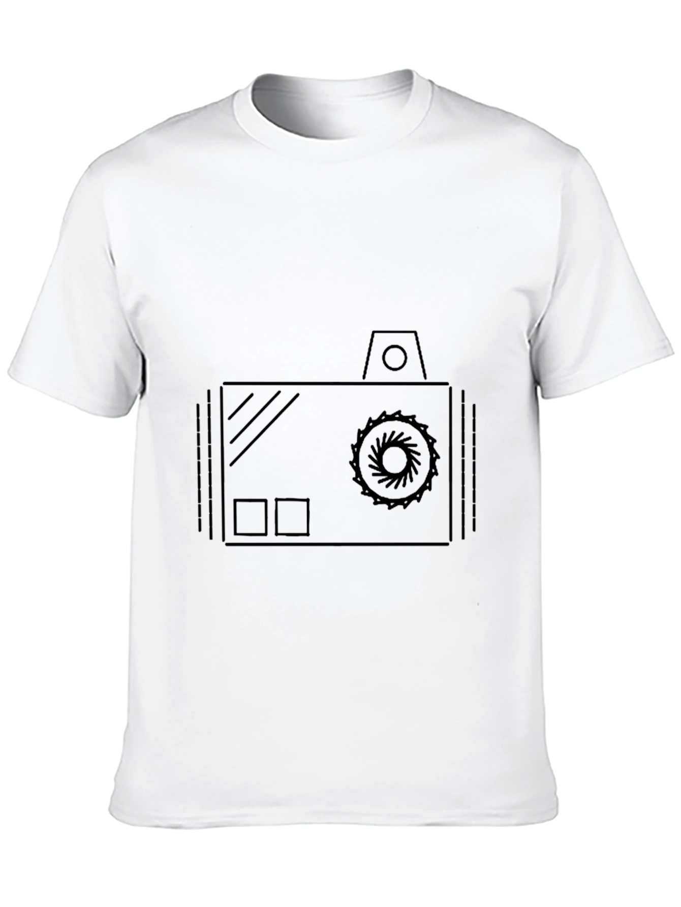 Camera Graphic Tee - Classic Style