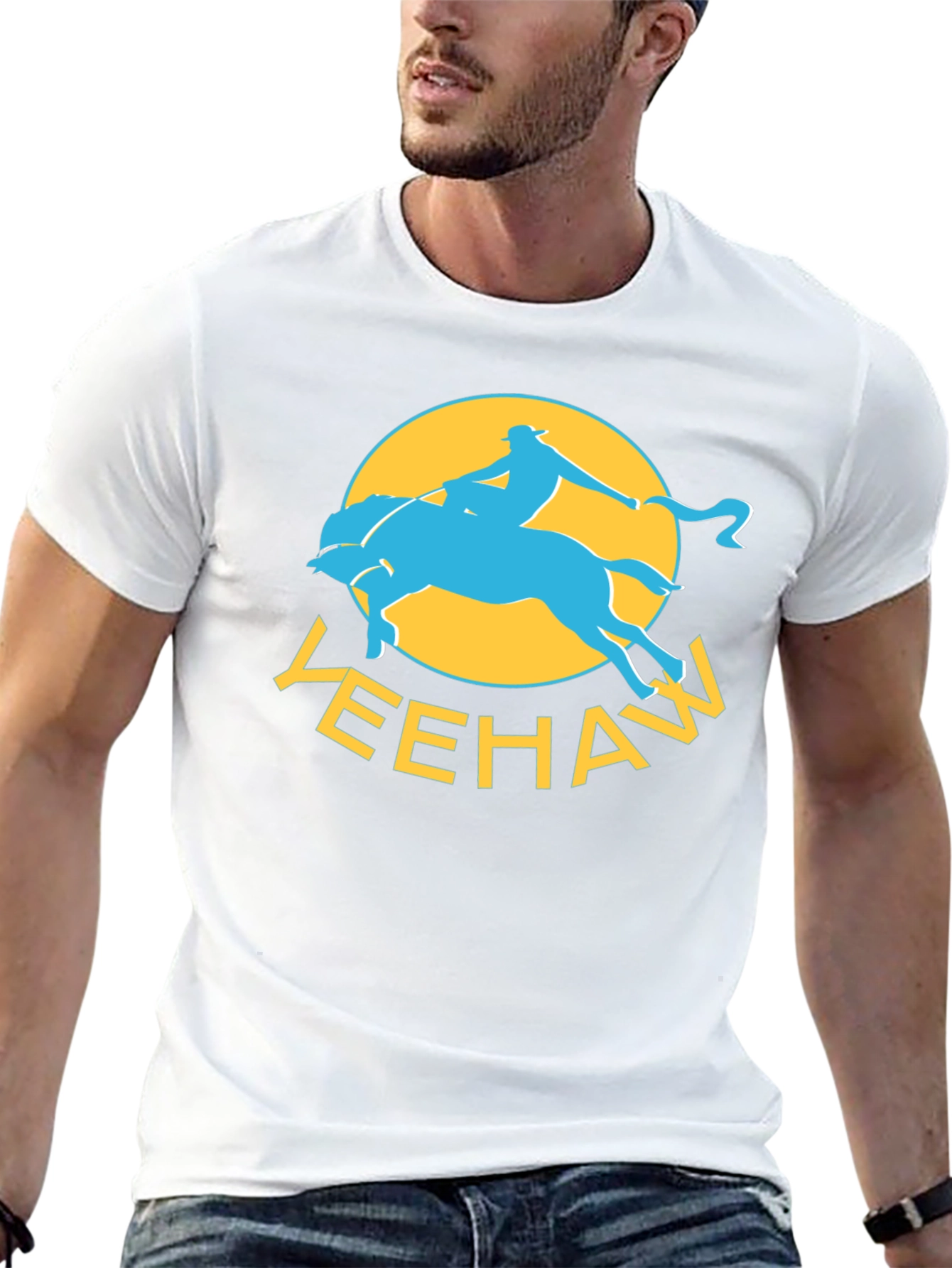 Yeehaw Cowboy Graphic T-Shirt
