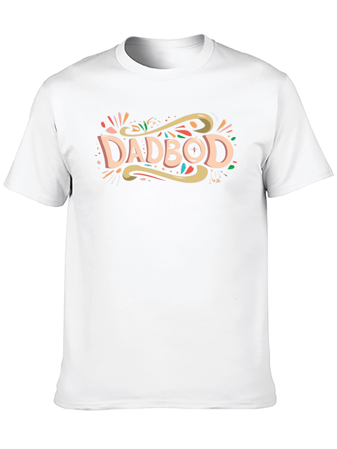 Dadbod Graphic Tee - Comfortable Black T-Shirt