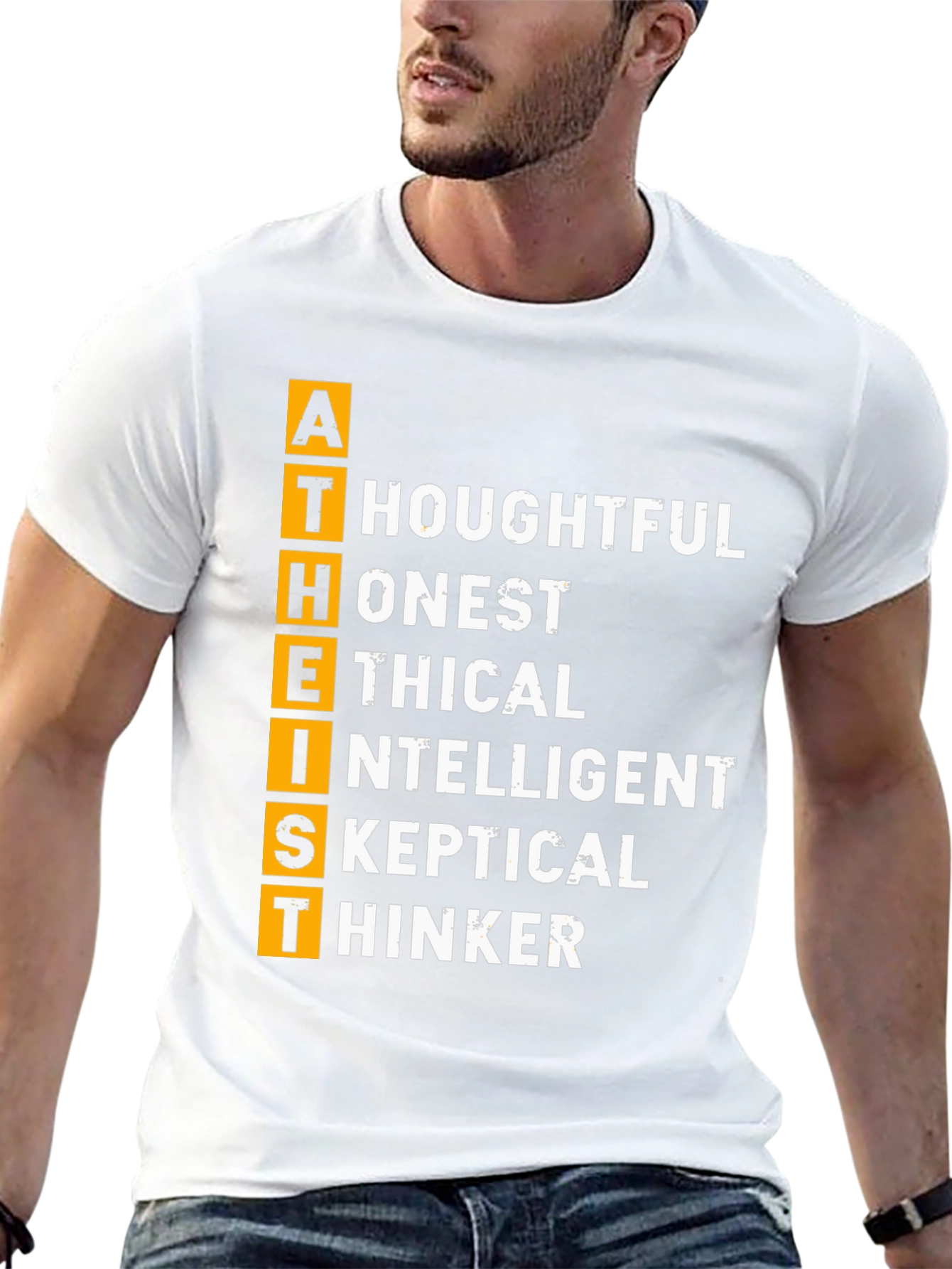 Atheist Definition T-Shirt - Thoughtful Honest Ethical