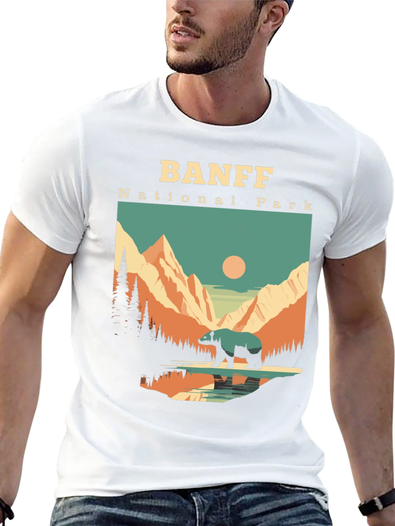 Banff National Park Bear Graphic Tee