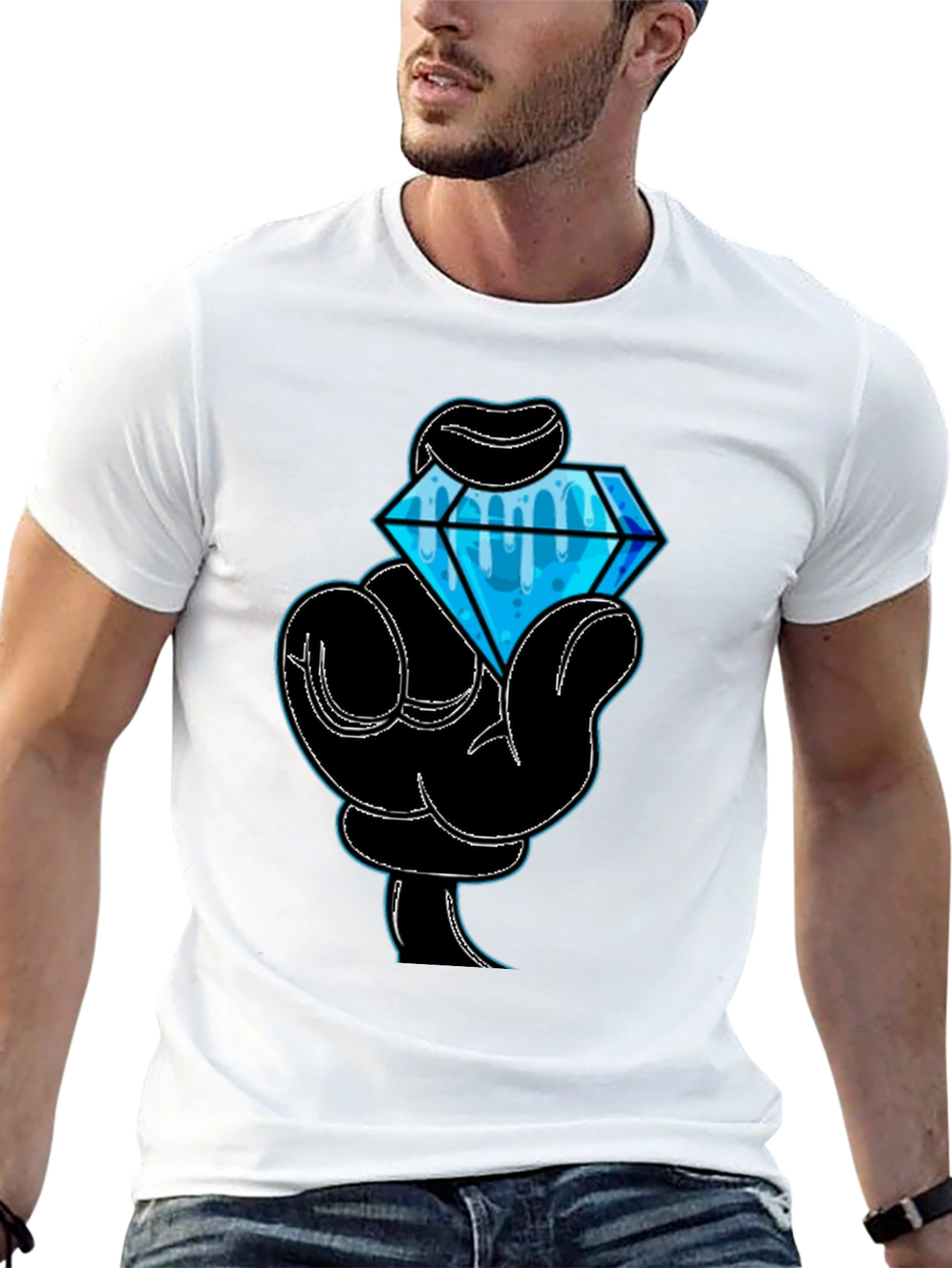 Diamond Hand Graphic T-Shirt