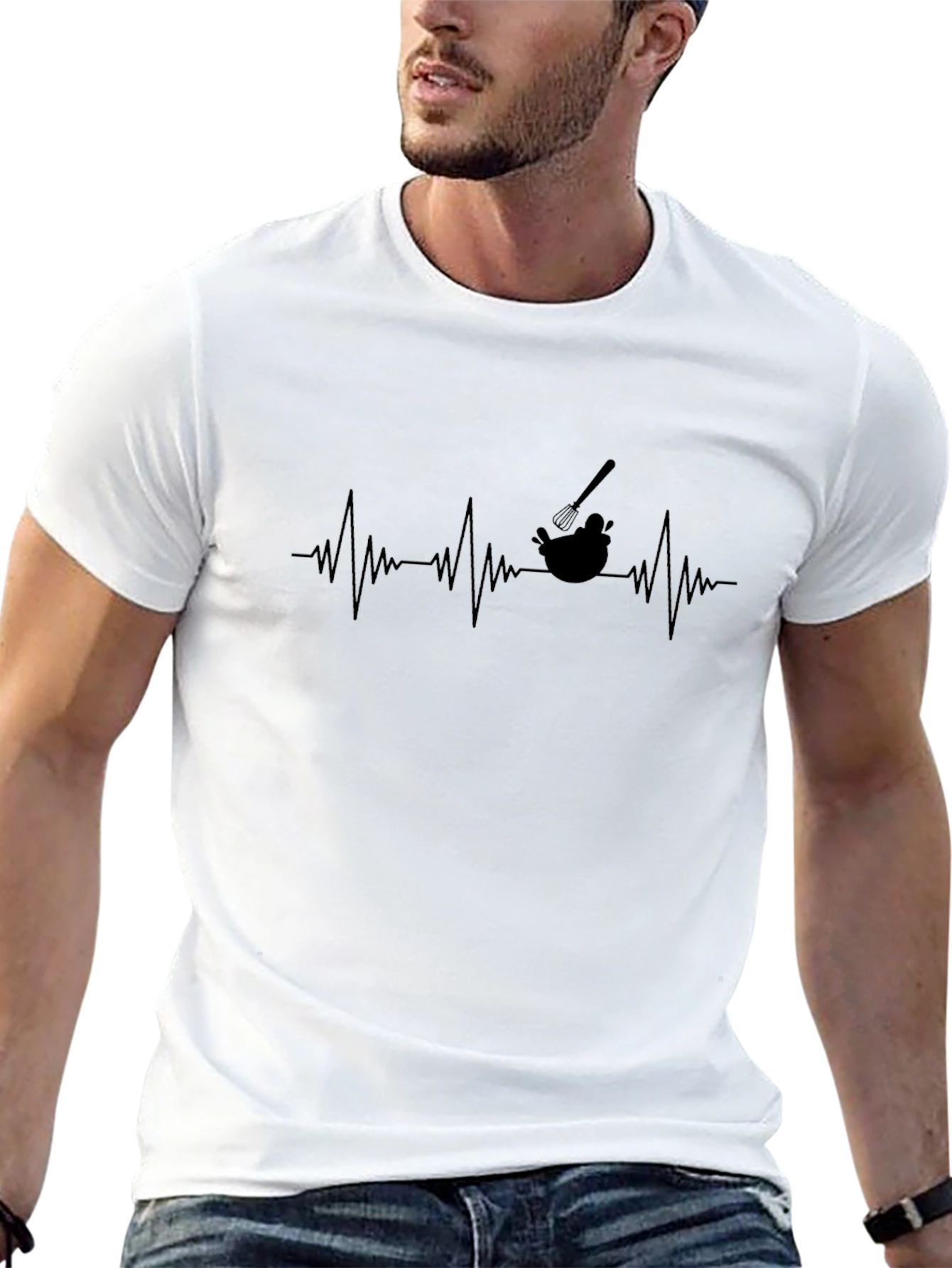 Chefs Heartbeat T-Shirt - Culinary Passion