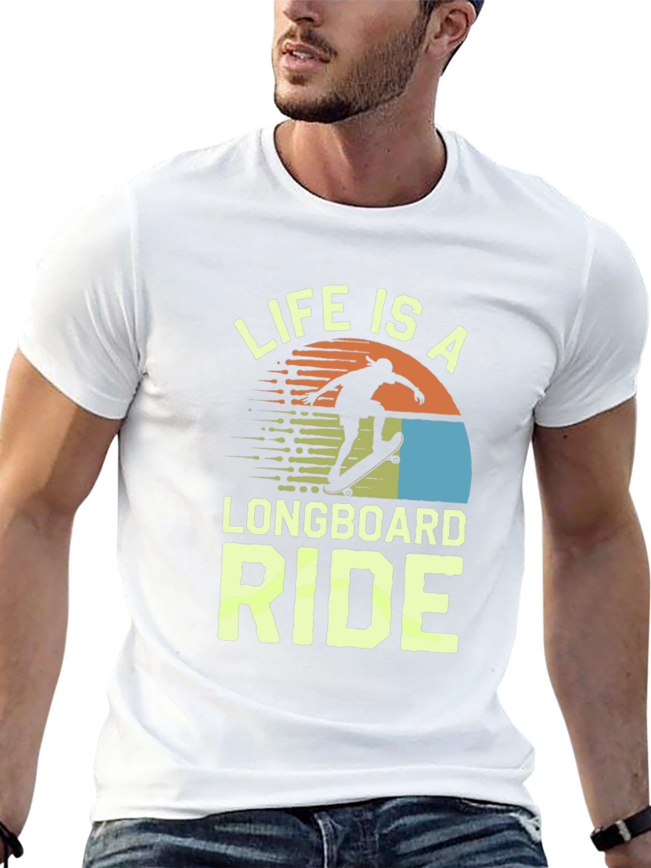 Life Is A Longboard Ride Graphic Tee