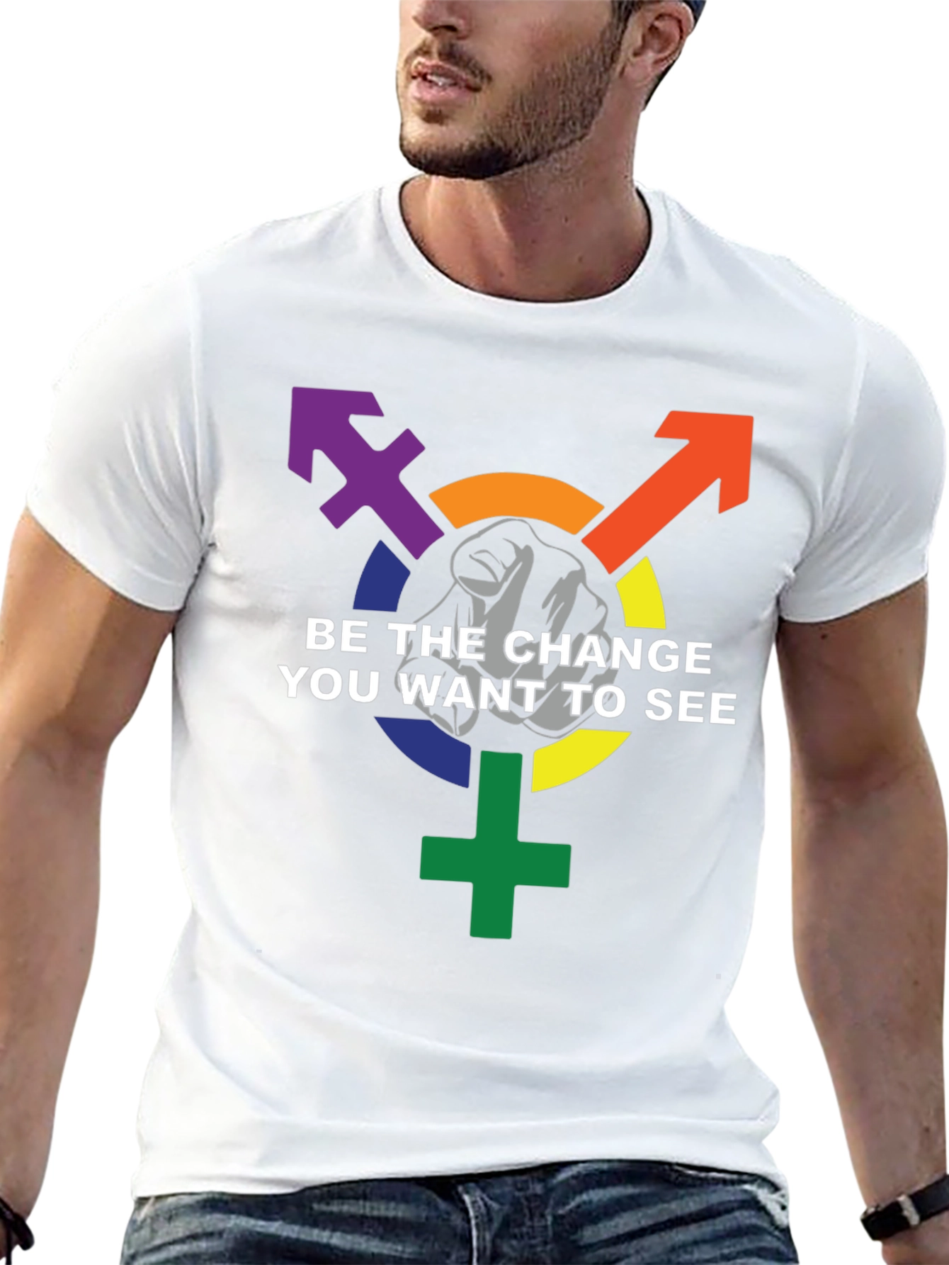 Be the Change Graphic T-Shirt