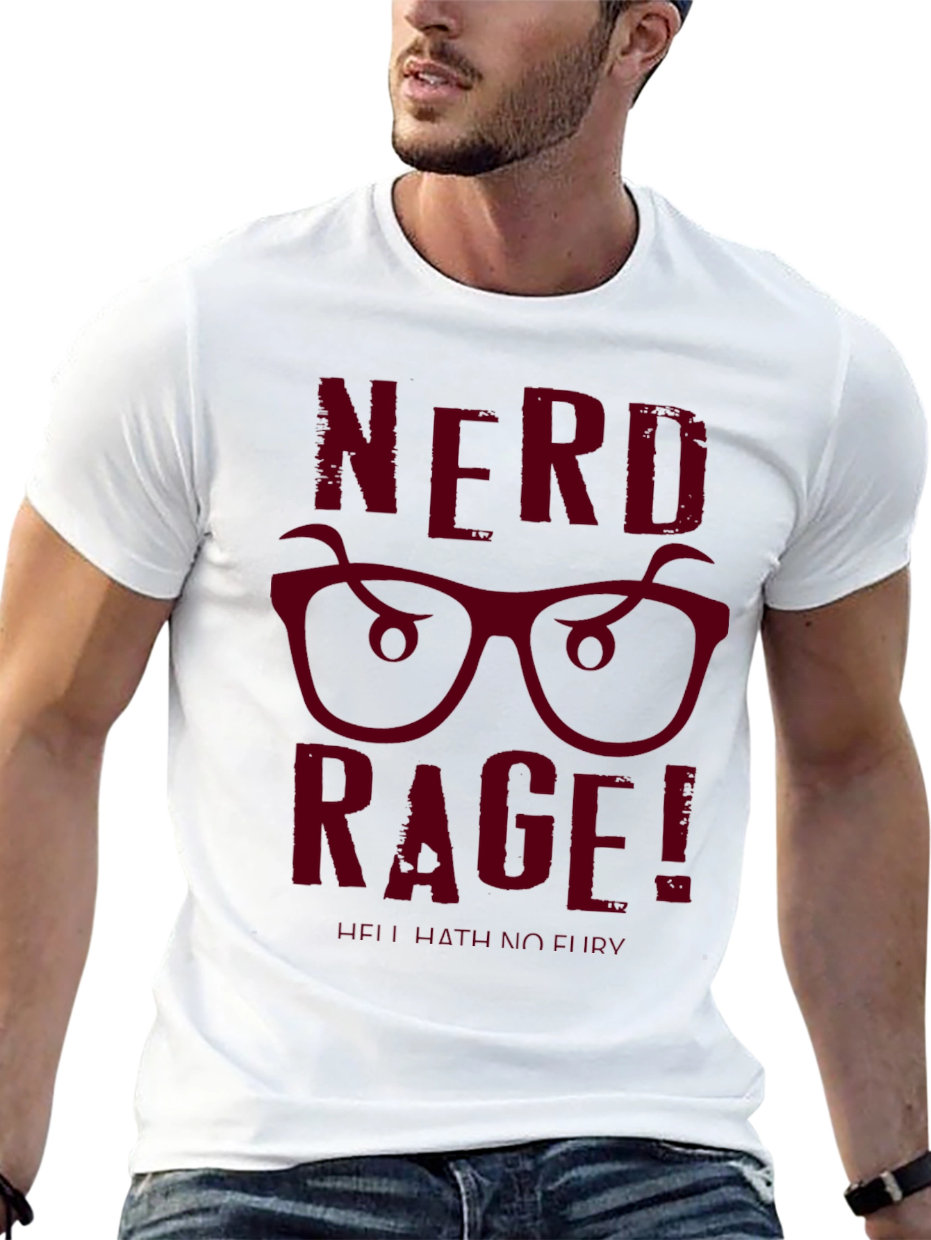 Nerd Rage T-Shirt - Geek Style Cotton Tee