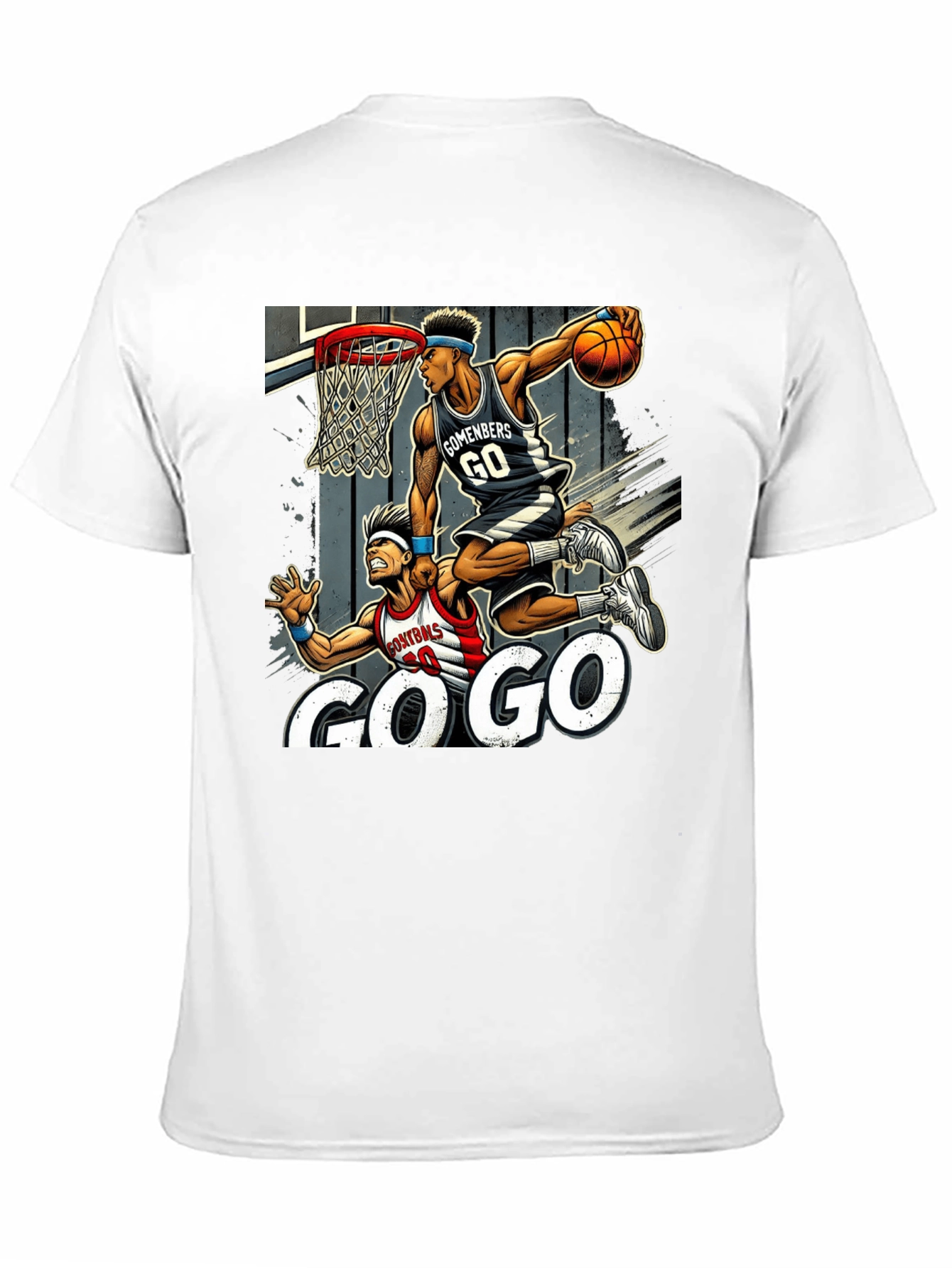 Go Go Basketball Graphic T-Shirt
