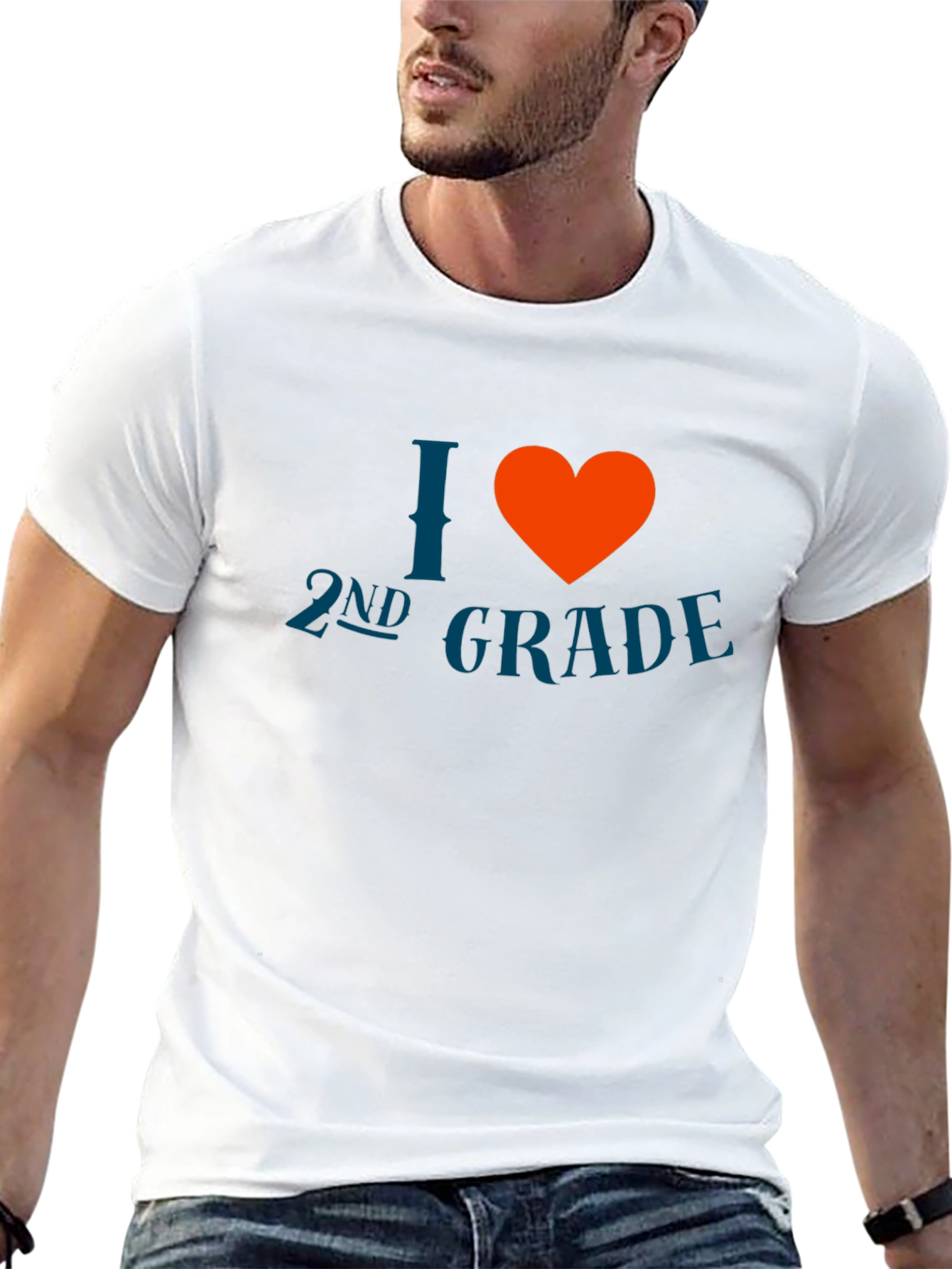 I Heart 2nd Grade T-Shirt - Teacher/Student Apparel