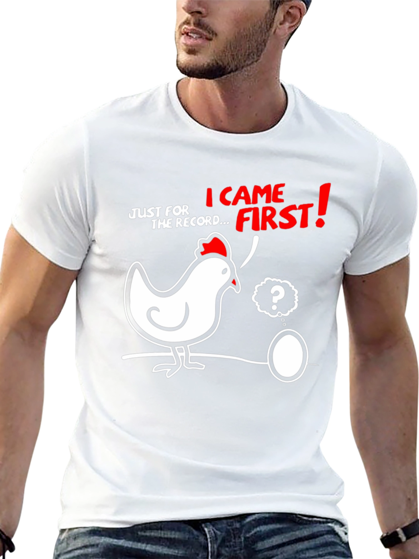 Chicken or the Egg? Funny Graphic T-Shirt