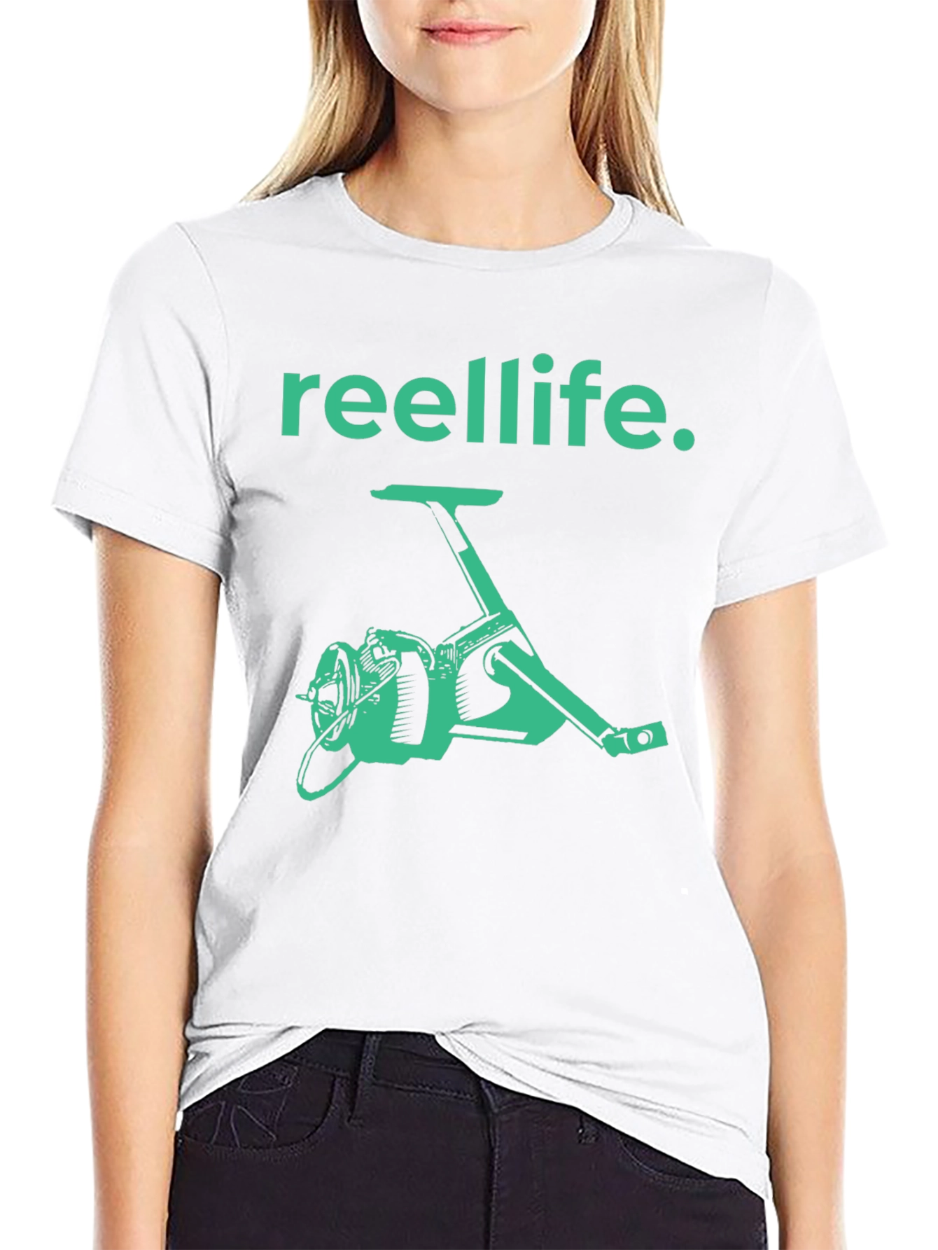 Reel Life T-Shirt - Fishing Reel Design