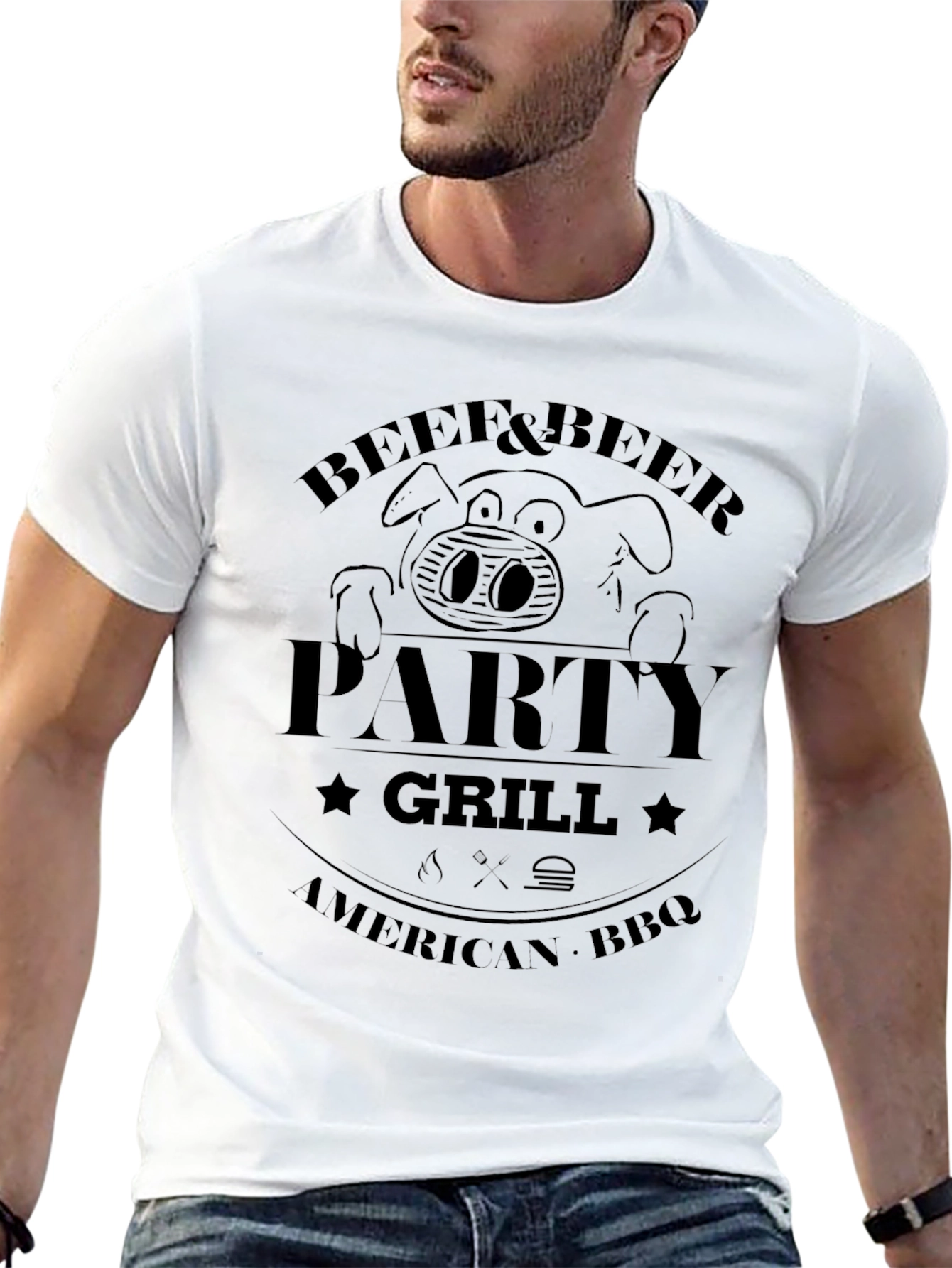 Beef & Beer Party Grill T-Shirt