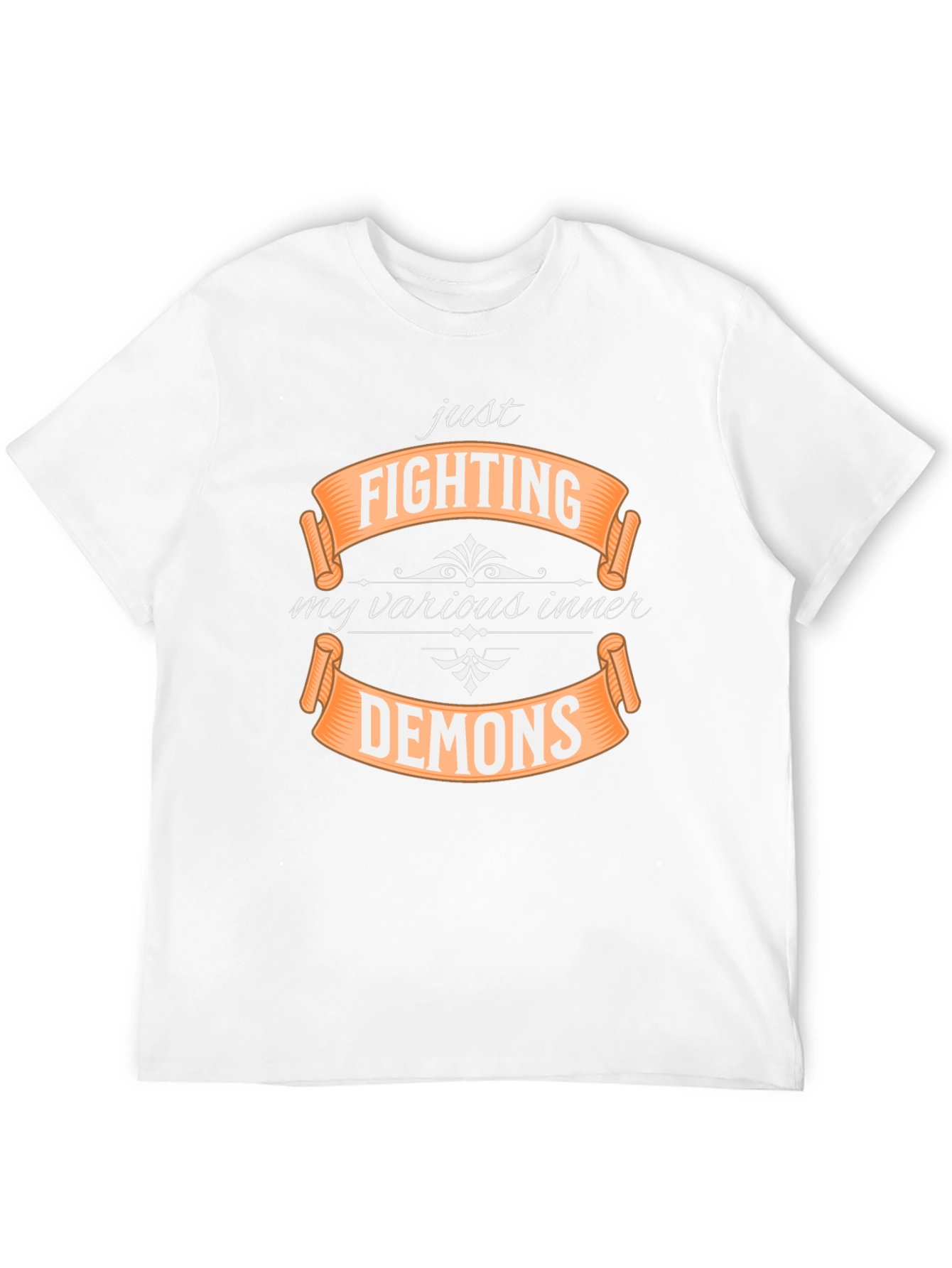 Fighting Inner Demons T-Shirt | Black Tee