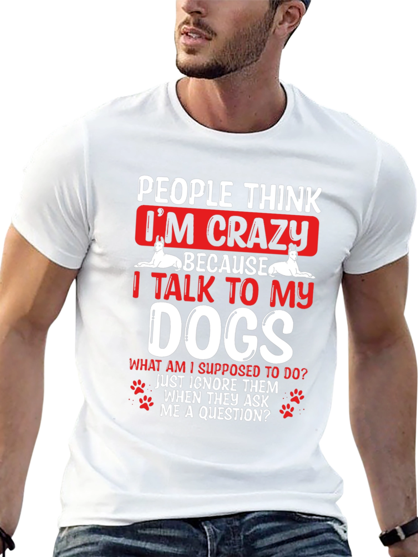 Crazy Dog Lover T-Shirt
